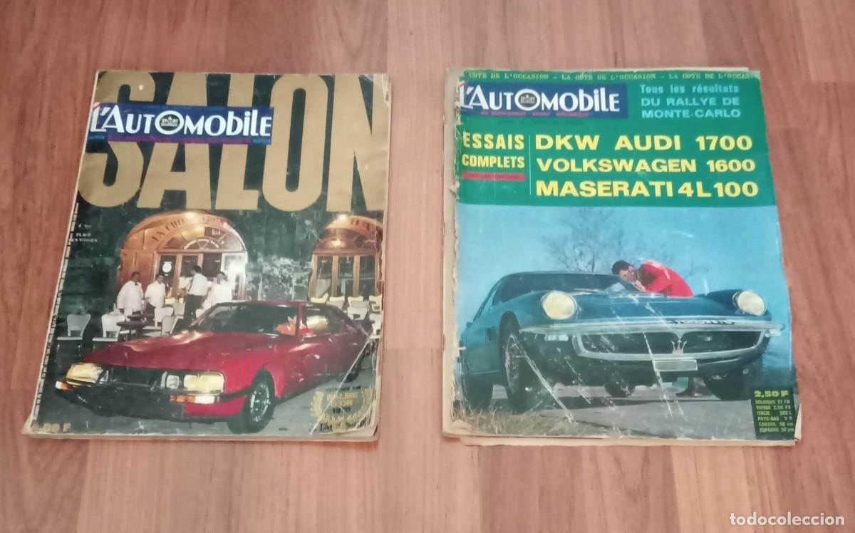 Coches: L&acute;AUTOMOBILE SPORT MECANIQUE. Revista del 1966 (n&ordm; 238) y 1970 (n&ordm; 293)