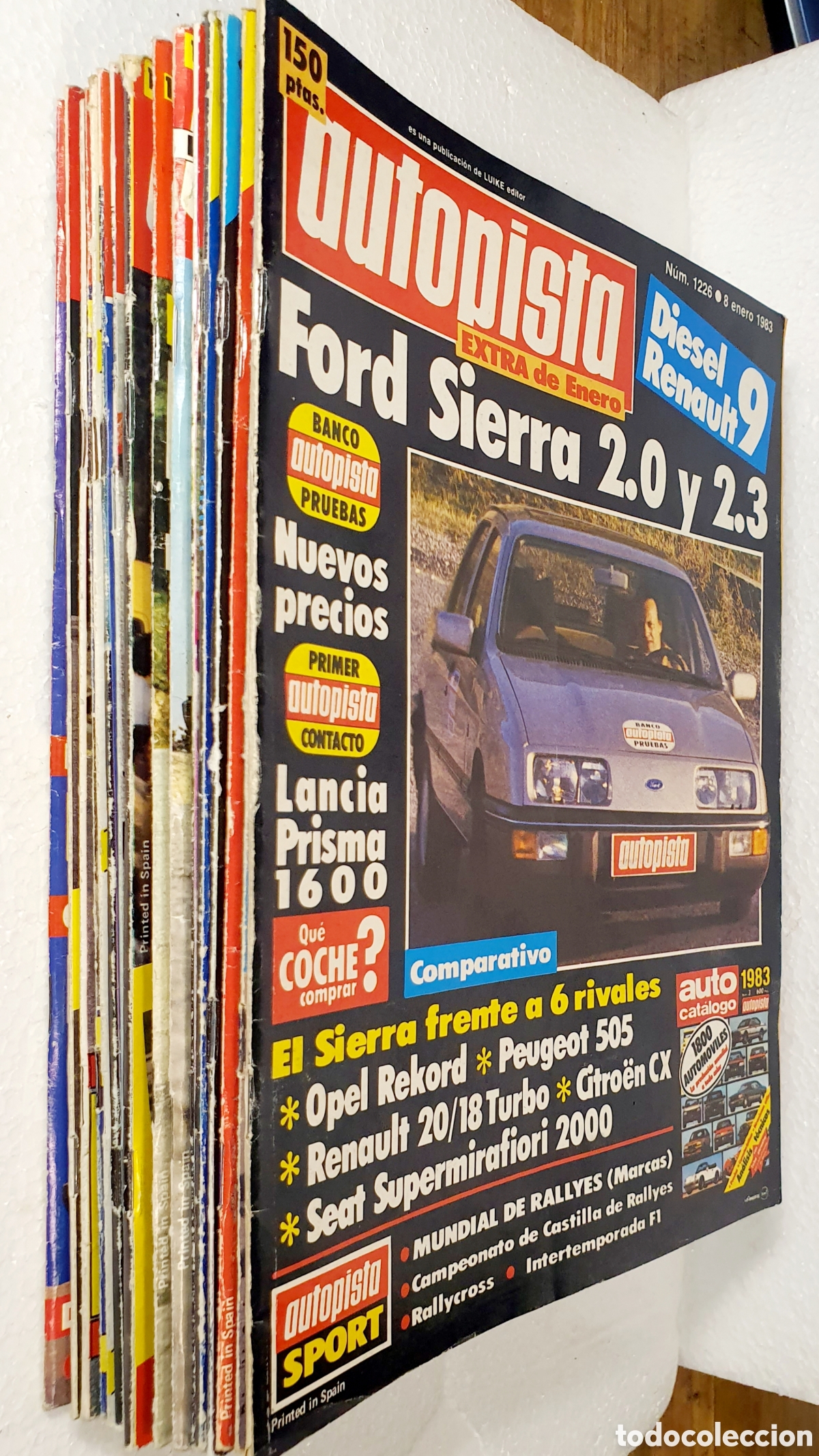 Coches: REVISTA AUTOPISTA *** LOTE DE 19 REVISTAS A&Ntilde;OS 80