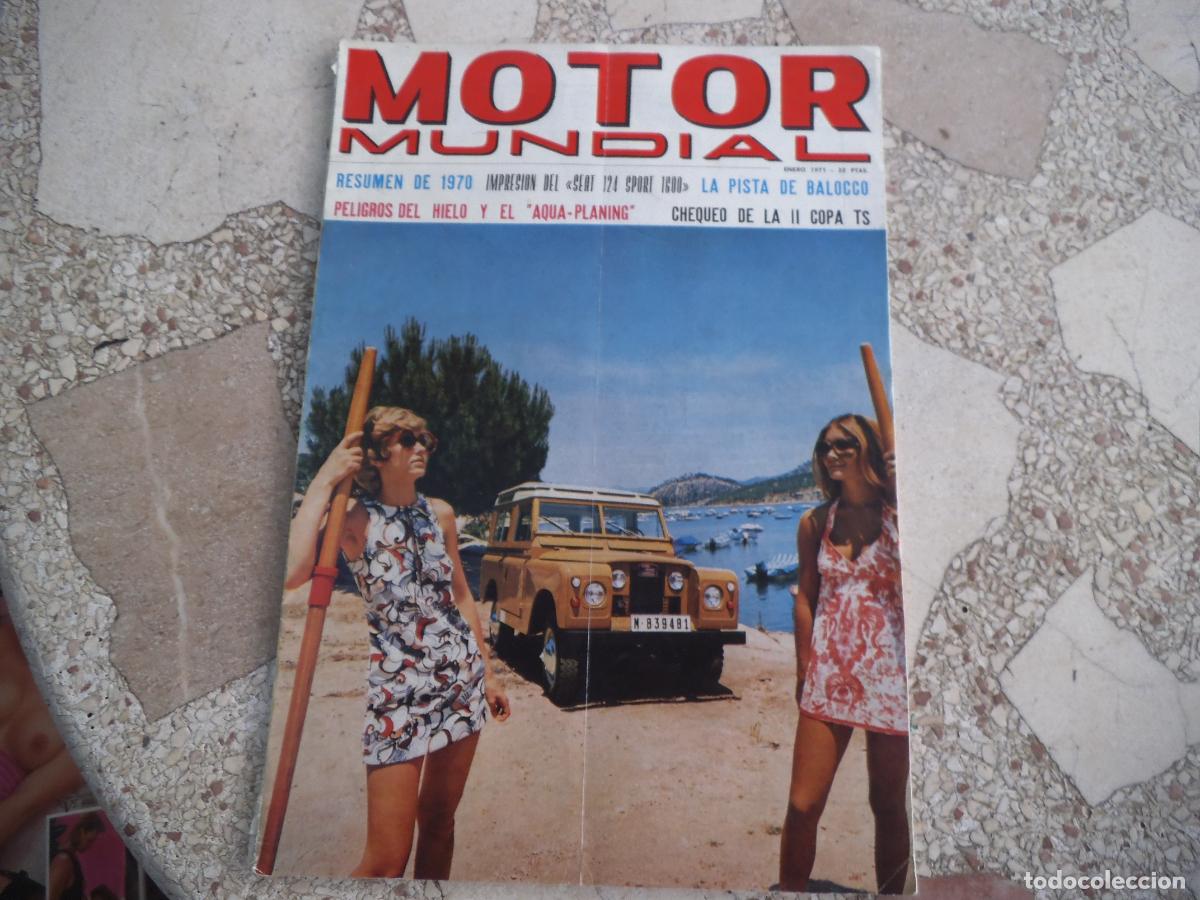 Coches: motor mundial n&ordm; 317, enero 1971, el agua planing, seat 124, chwqueo de la II copa ts