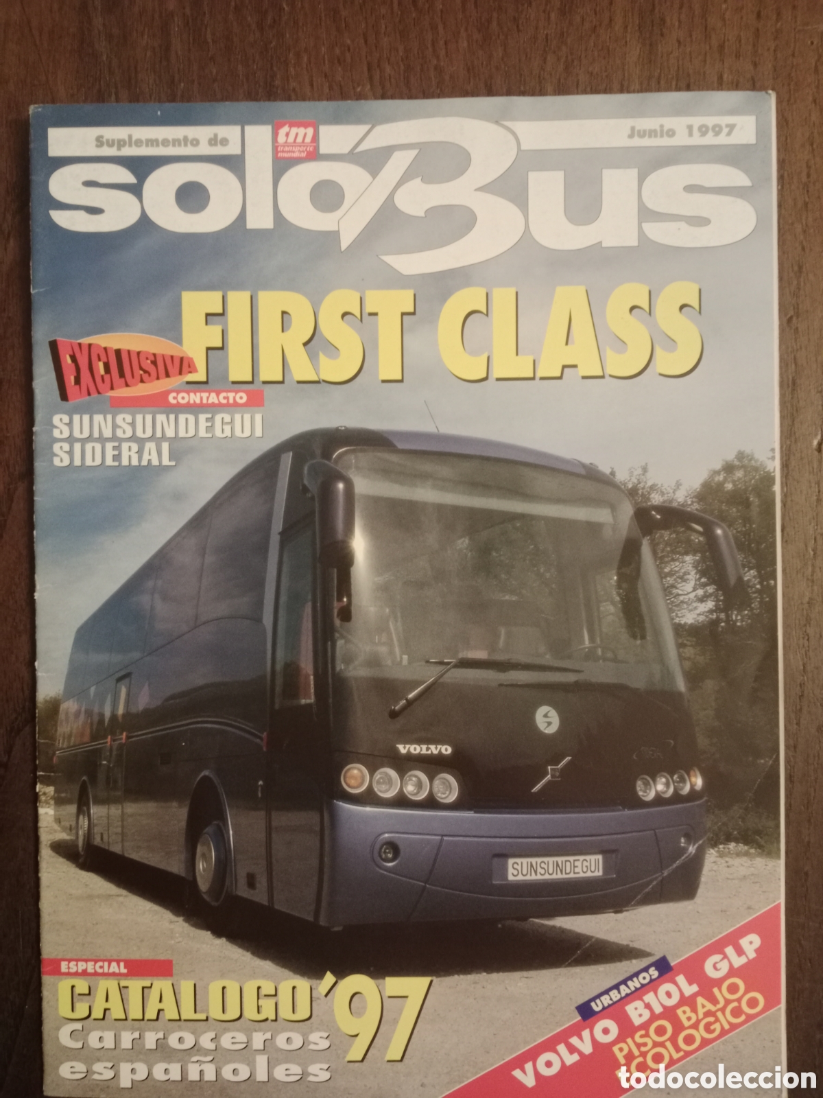 Coches: Revista solo bus de junio 1997 autob&uacute;s