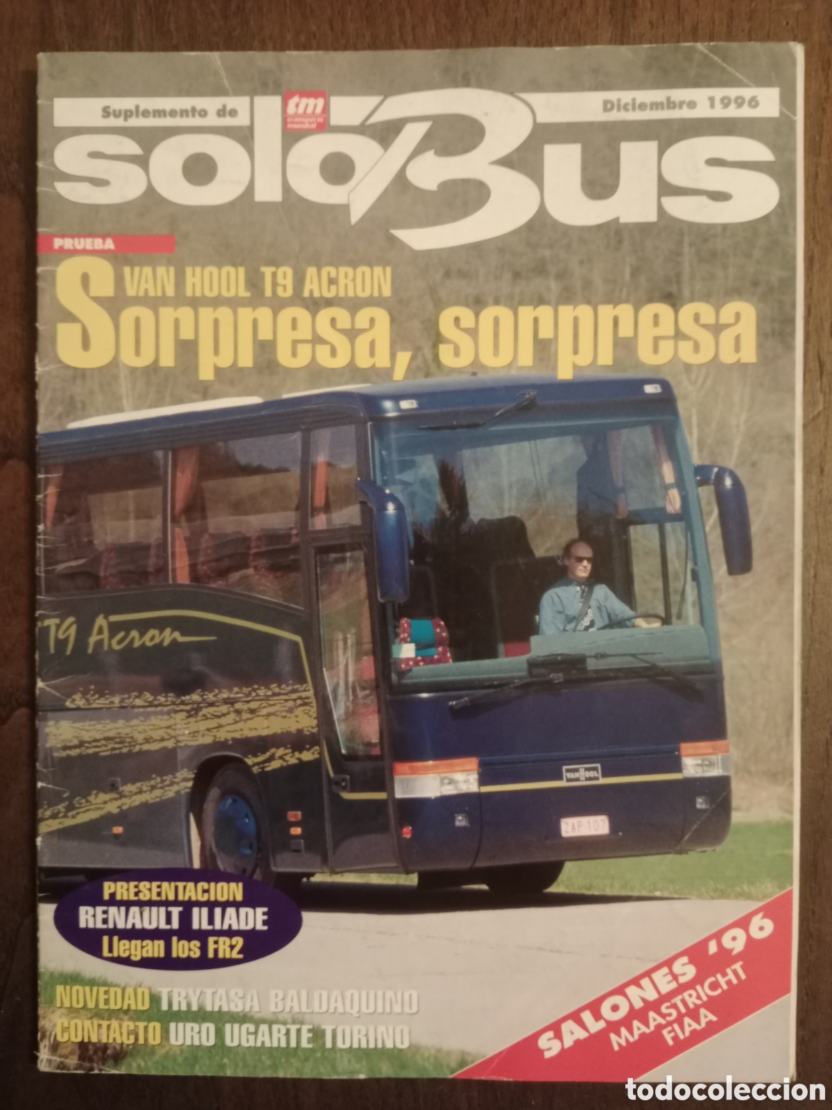 Coches: Revista solo bus de diciembre 1996 autob&uacute;s