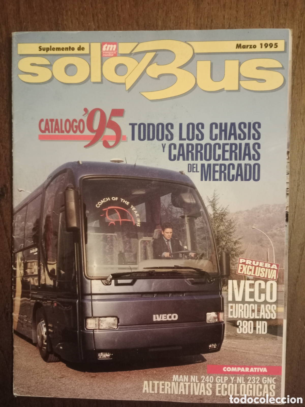 Coches: Revista solo bus de marzo 1995 autob&uacute;s