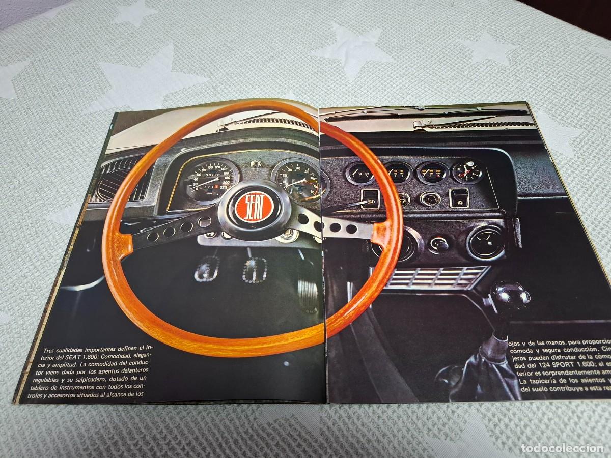 Coches: Cat&aacute;logo Original del SEAT 124 Sport 1600 del a&ntilde;o 1970