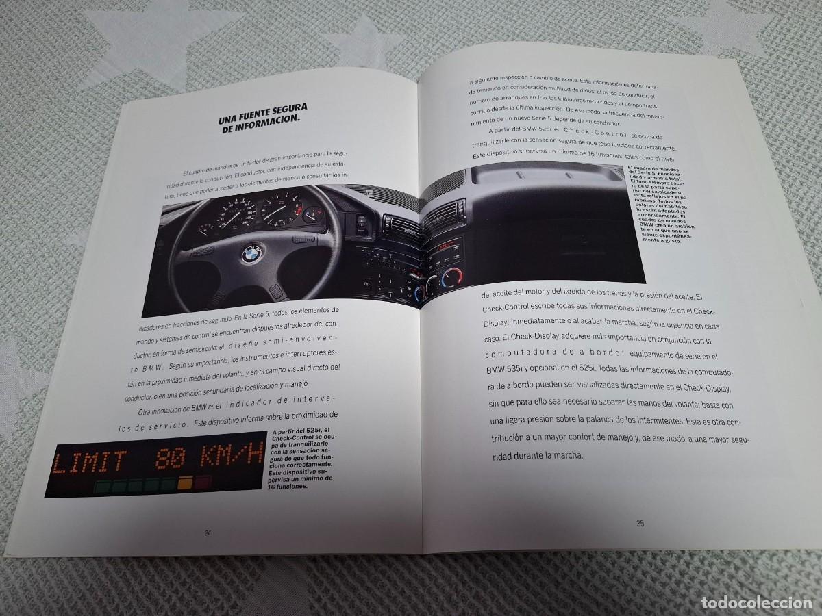 Coches: Cat&aacute;logo Original del BMW serie 5 del a&ntilde;o 1990 - Foto 5