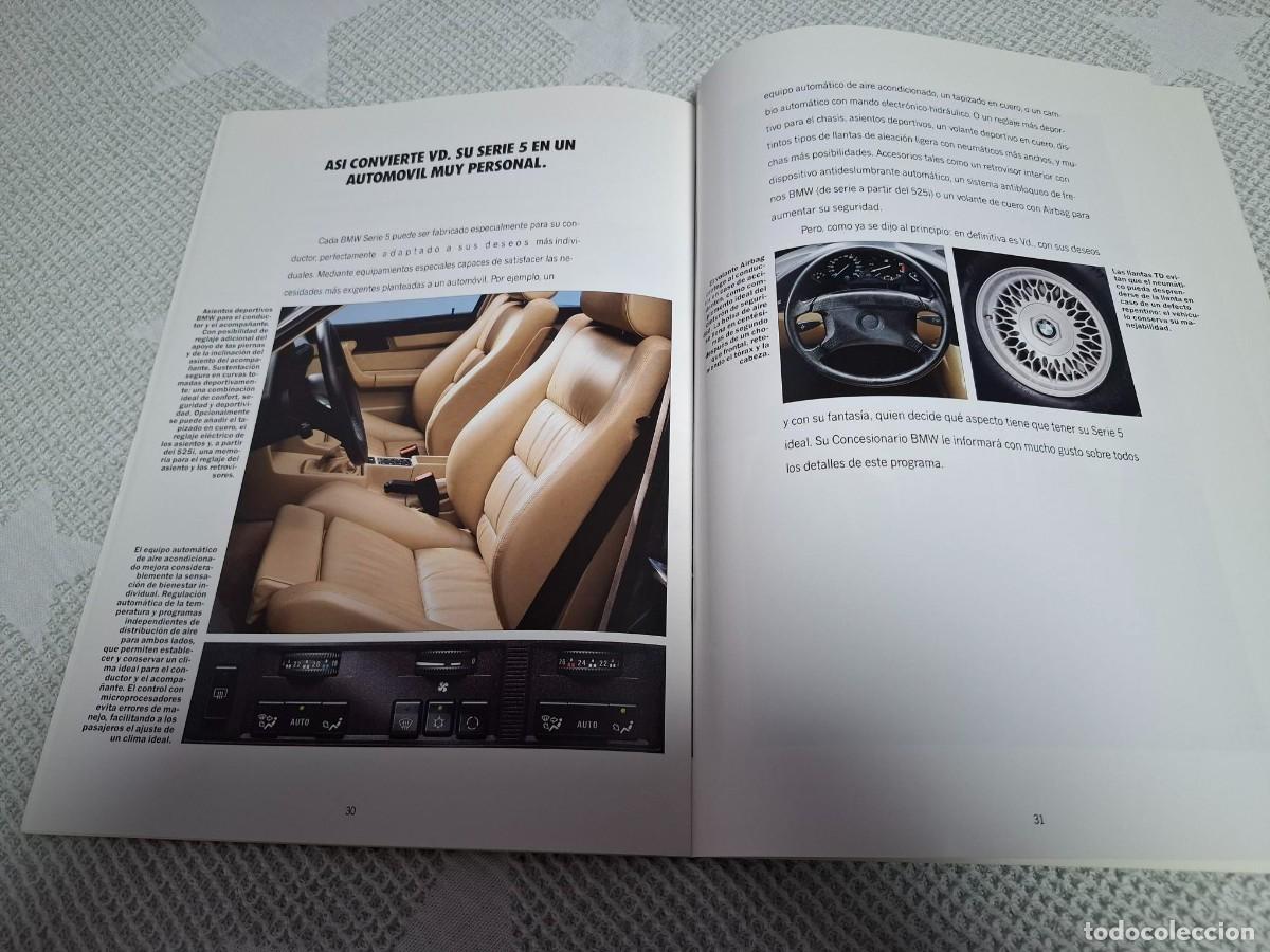 Coches: Cat&aacute;logo Original del BMW serie 5 del a&ntilde;o 1990 - Foto 6