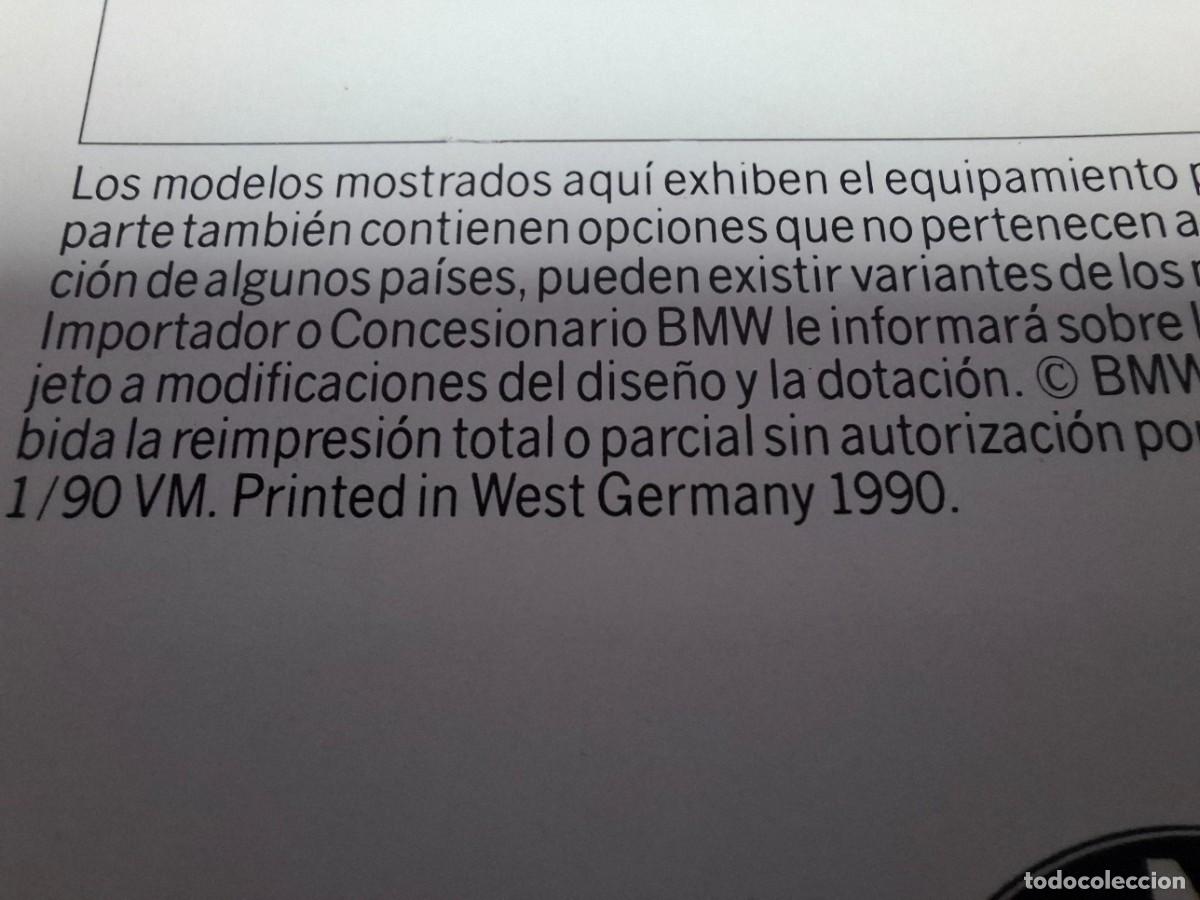 Coches: Cat&aacute;logo Original del BMW serie 5 del a&ntilde;o 1990 - Foto 7