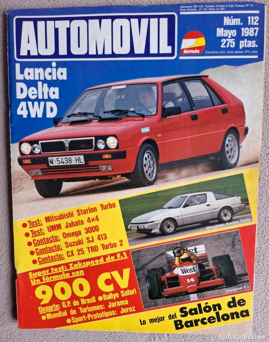 Voitures: Revista Automovil No112 mayo de 1987