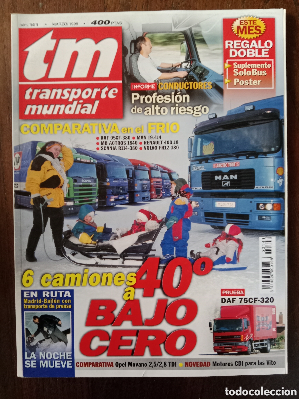 Voitures: Revista transporte mundial n. 141 de 1999 cami&oacute;n