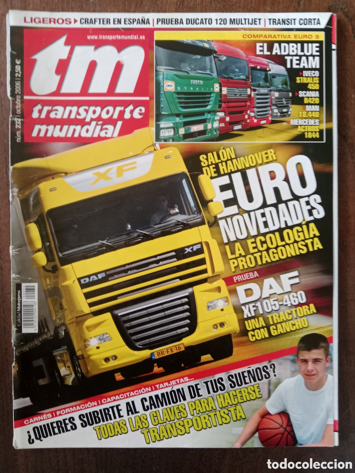 Voitures: Revista transporte mundial n. 232 de 2006 cami&oacute;n