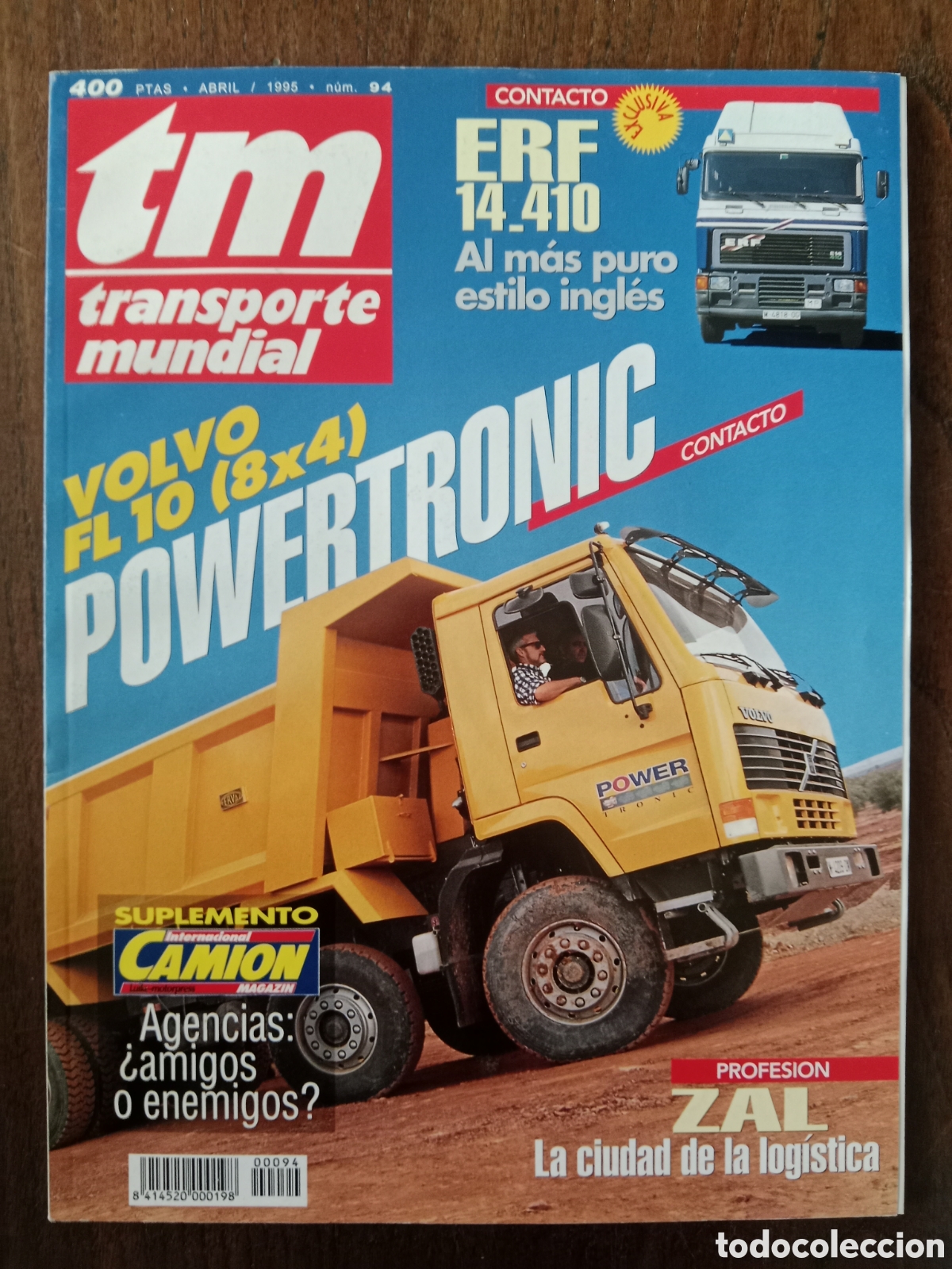 Coches: Revista transporte mundial n. 94 de 1995 cami&oacute;n