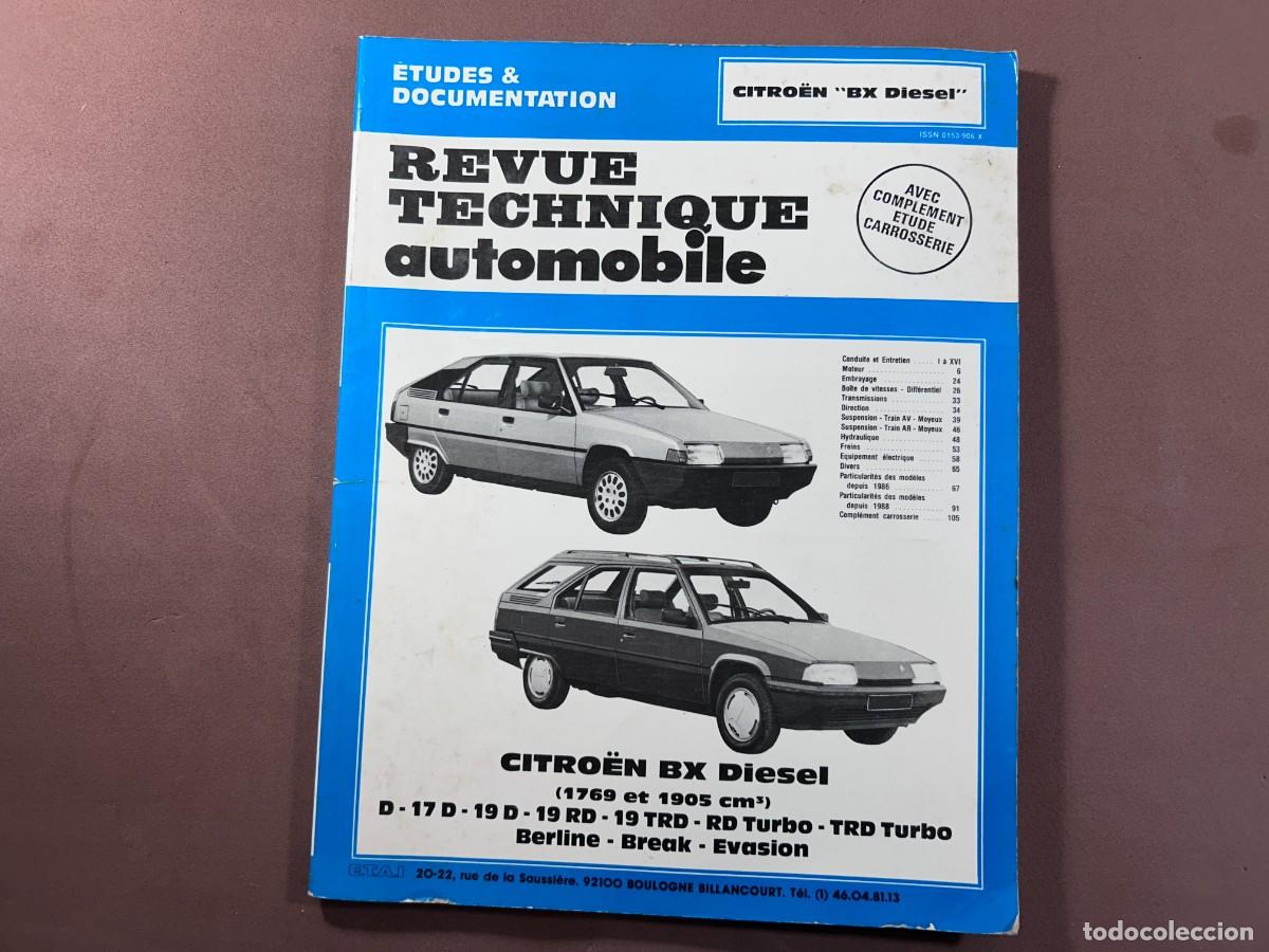 Coches: CITROEN BX DIESEL REVISTA TECNICA DEL AUTOMOVIL EDIT. ETAI