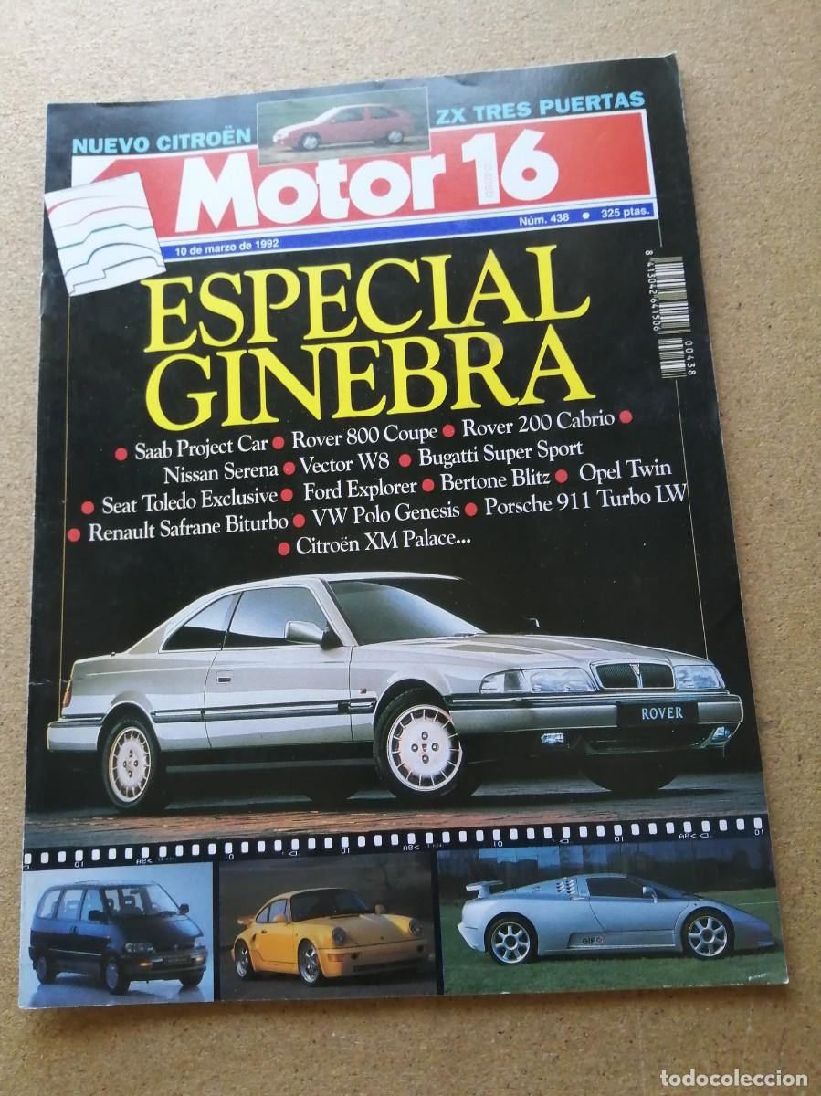 Auto: REVISTA MOTOR 16 (NUMERO 438) ESPECIAL GINEBRA
