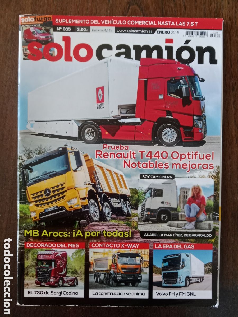 Auto: Revista solo cami&oacute;n n. 335 de 2018