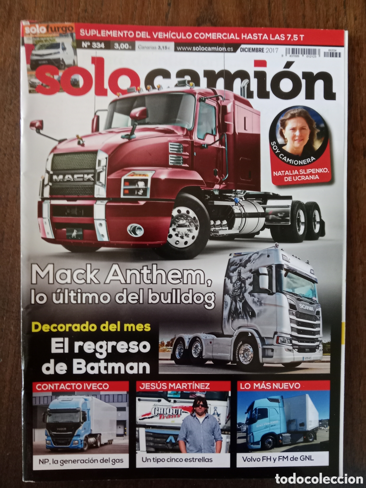 Autos: Revista solo cami&oacute;n n. 334 de 2017