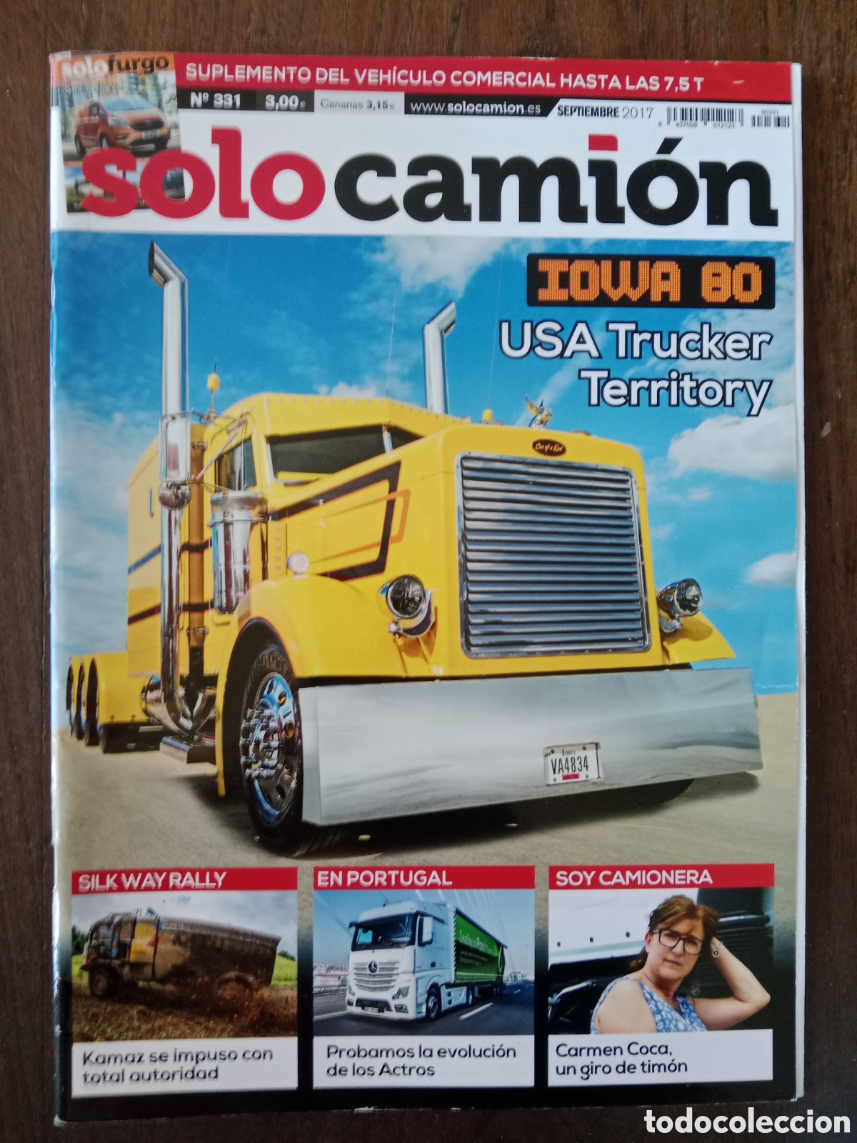 Autos: Revista solo cami&oacute;n n. 331 de 2017 unimog