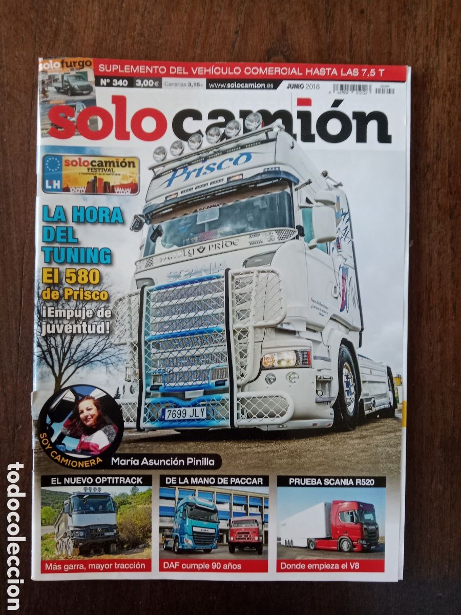 Autos: Revista solo cami&oacute;n n. 340 de 2018 mercedes Benz