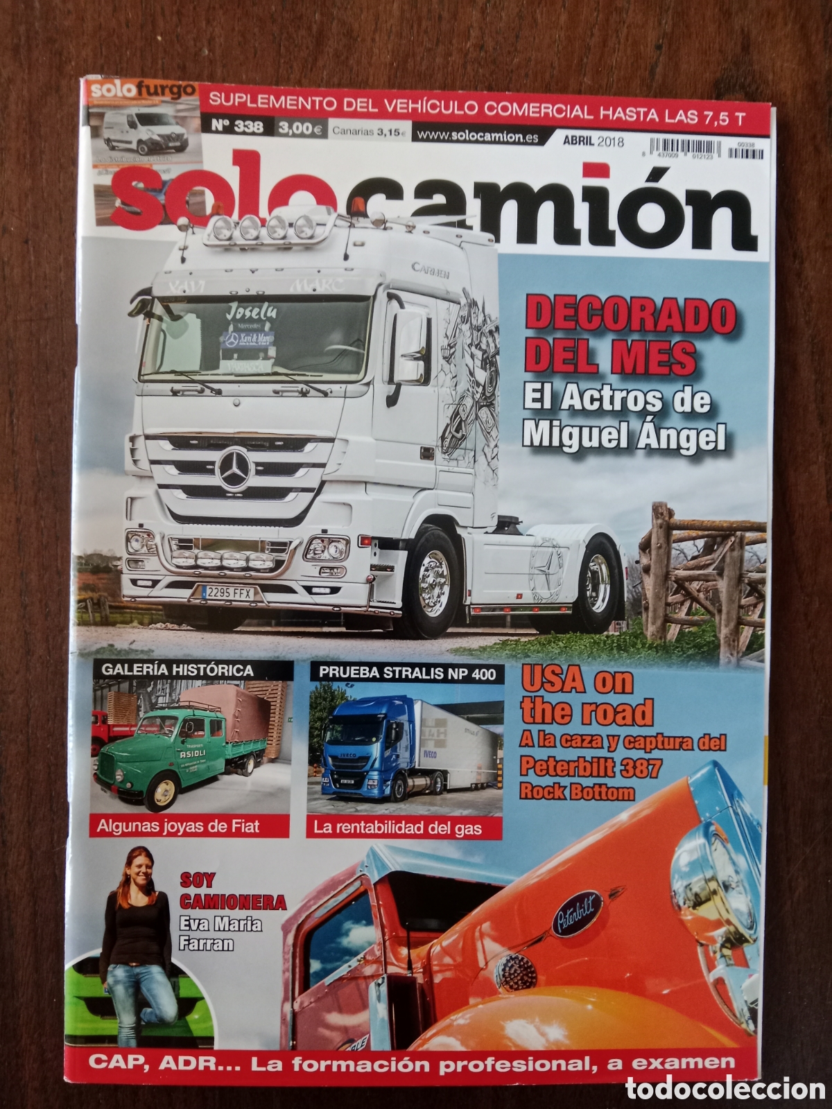 Autos: Revista solo cami&oacute;n n. 338 de 2018 Fiat