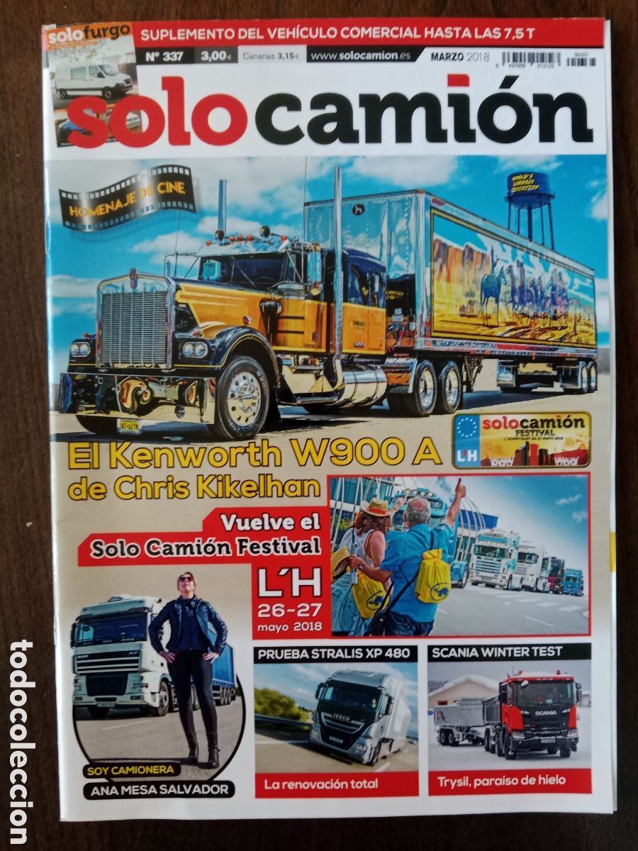 Autos: Revista solo cami&oacute;n n. 337 de 2018