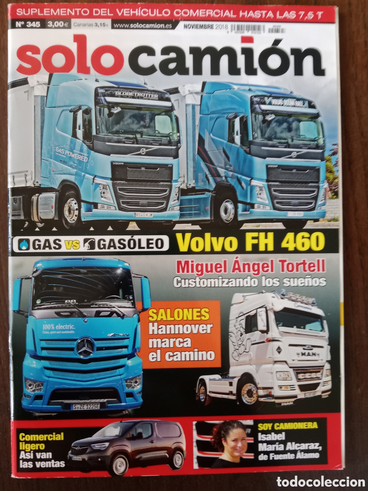 Autos: Revista solo cami&oacute;n n. 345 de 2018