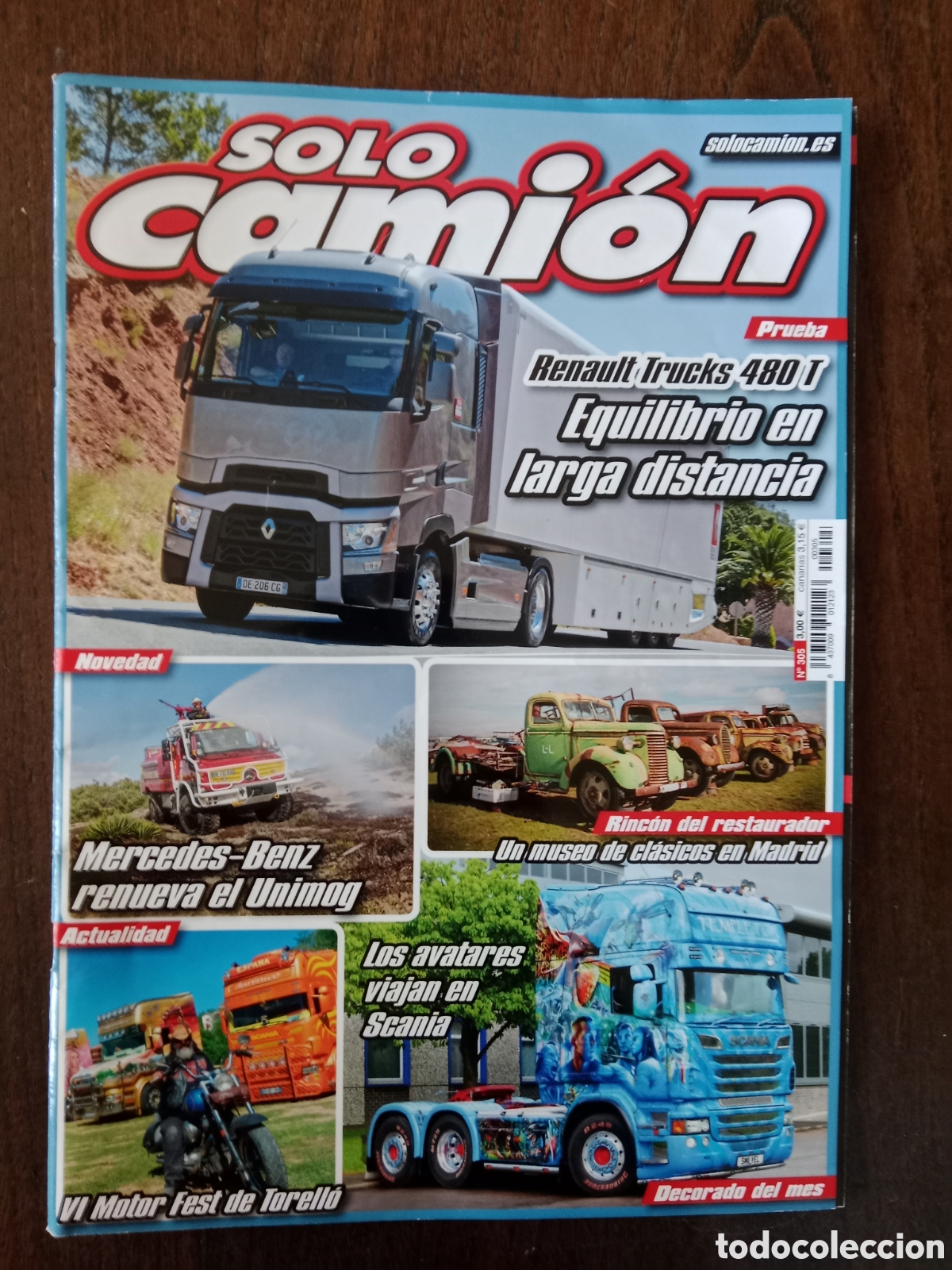 Voitures: Revista solo cami&oacute;n n. 305 de 2015