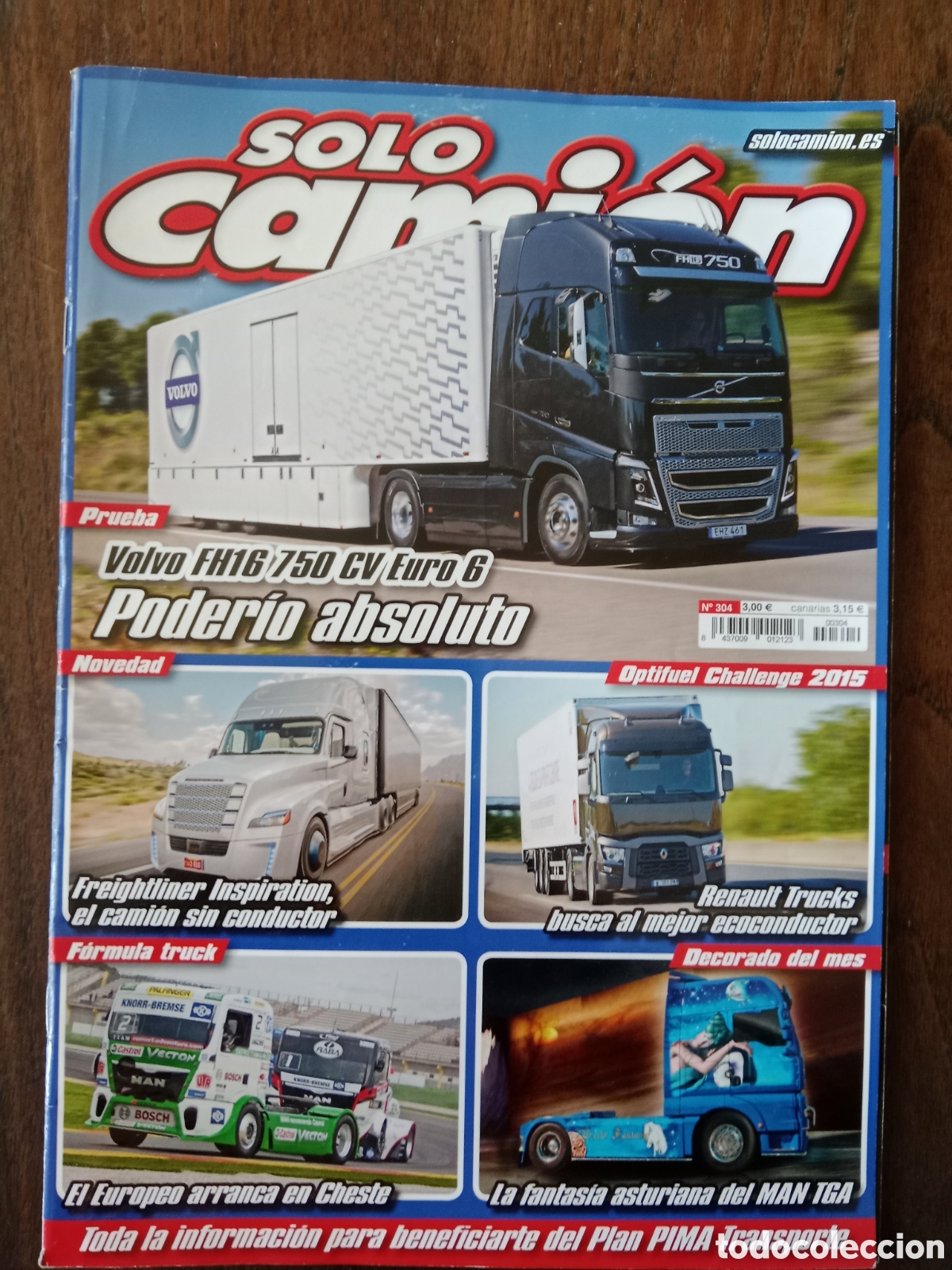 Voitures: Revista solo cami&oacute;n n. 304 de 2015