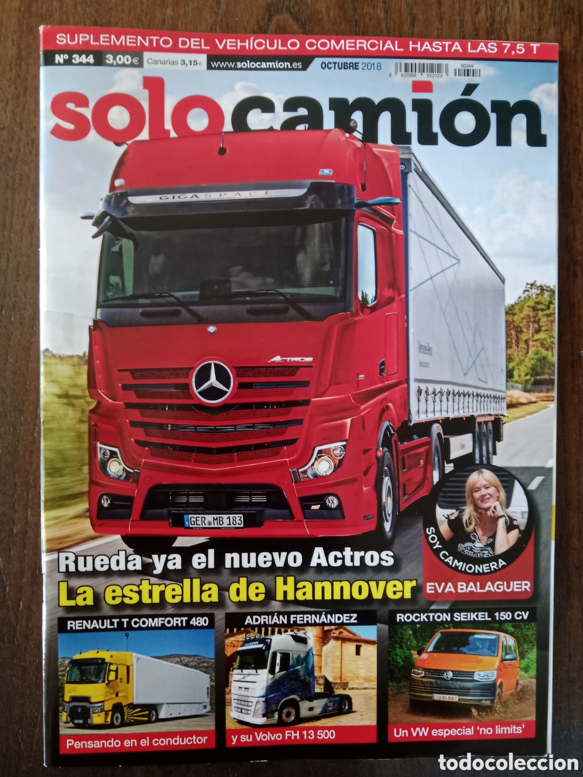 Cars: Revista solo cami&oacute;n n. 344 de 2018