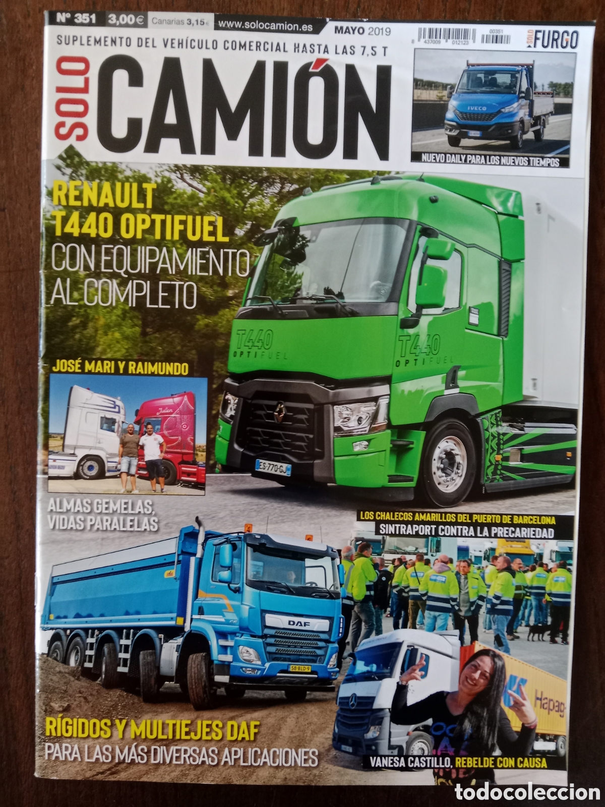 Cars: Revista solo cami&oacute;n n. 351 de 2019