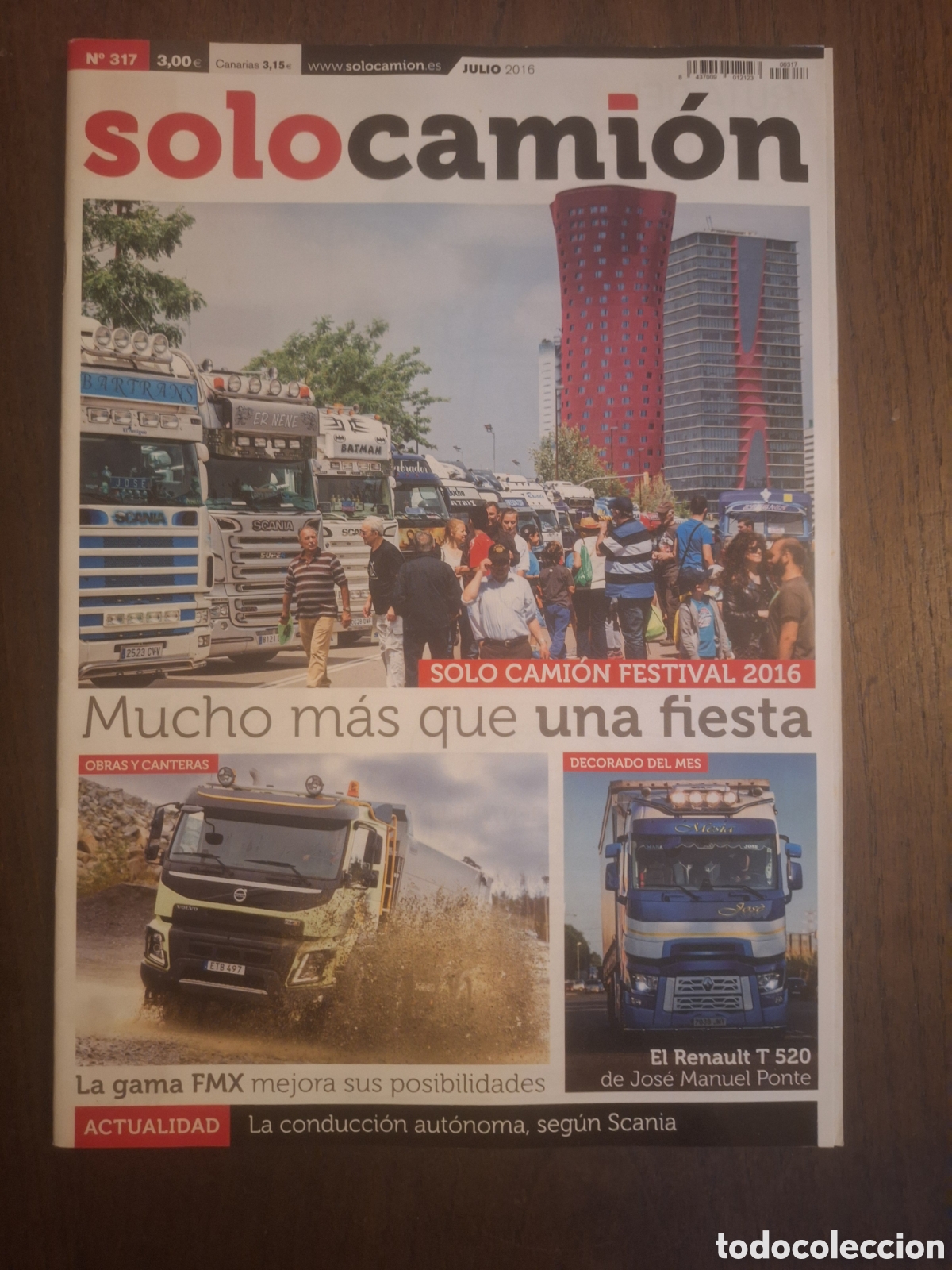 Autos: Revista solo camion n. 317 de 2016