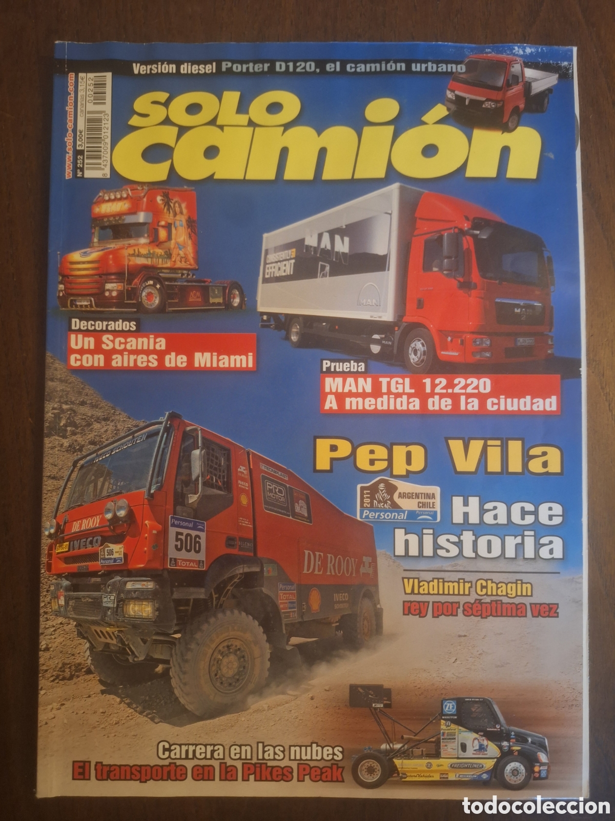 Autos: Revista solo camion n. 252 de 2011 ebro