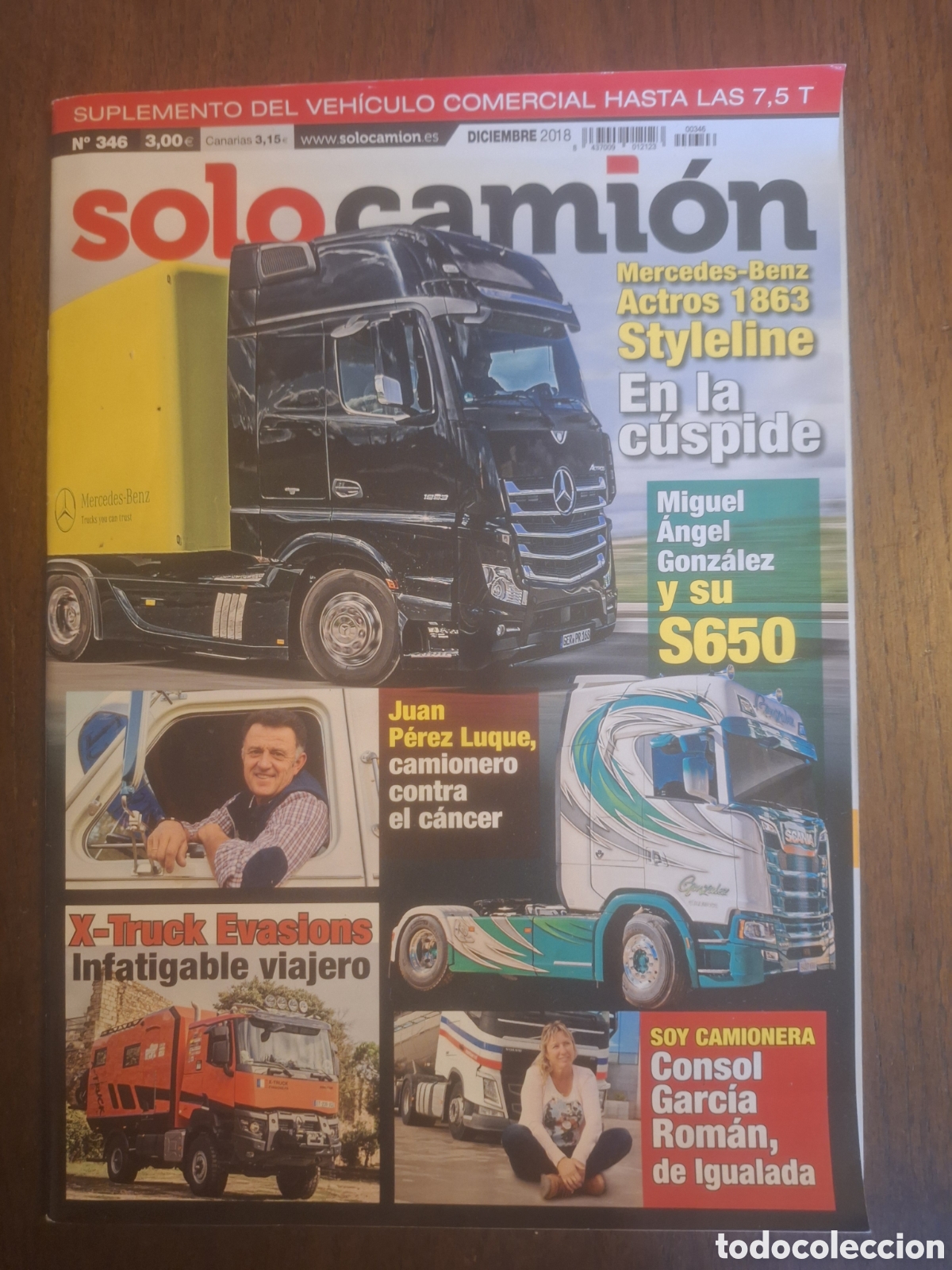 Autos: Revista solo camion n. 346 de 2018 pegaso