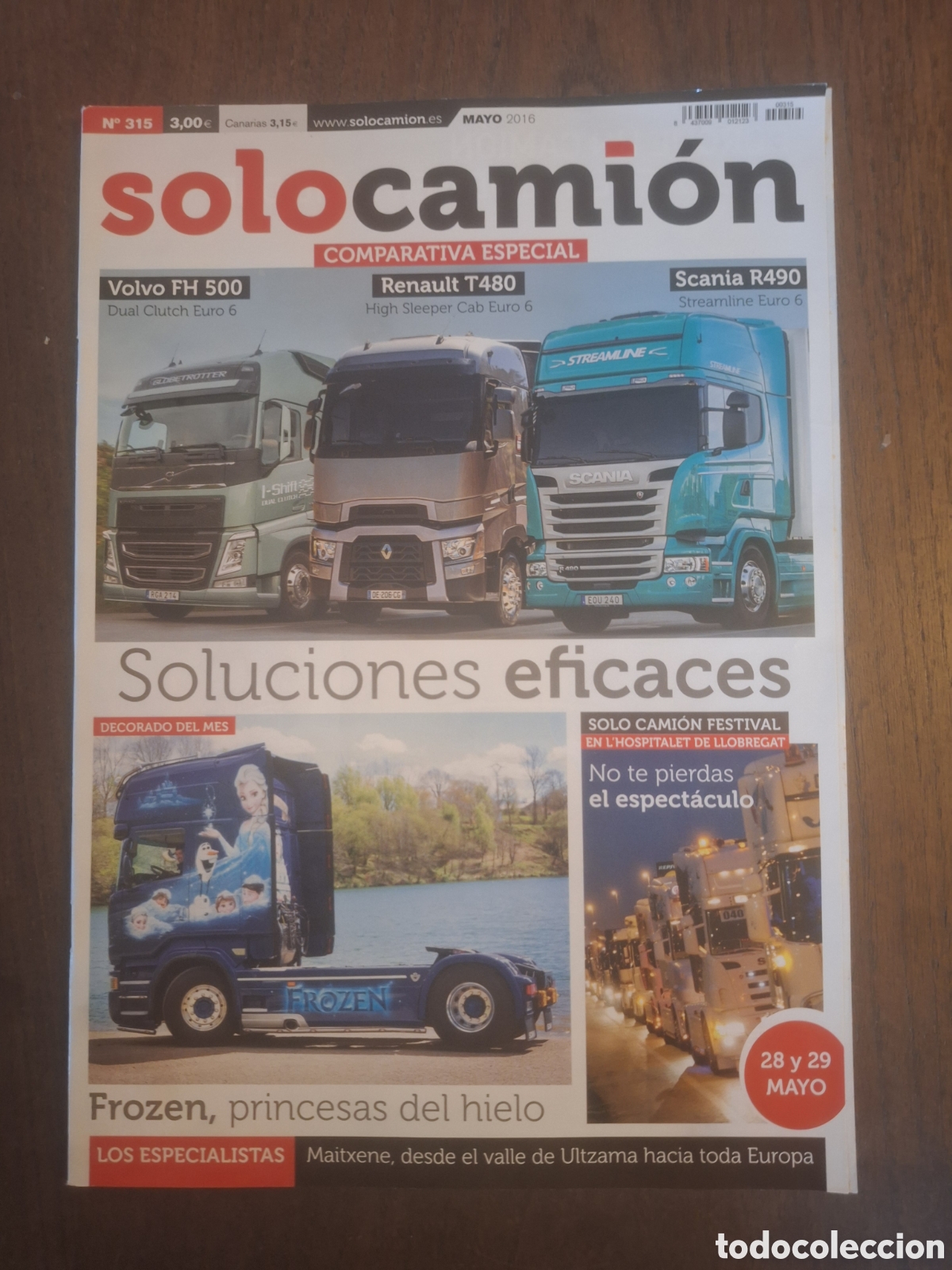Autos: Revista solo camion n. 315 de 2016 pegaso 5061