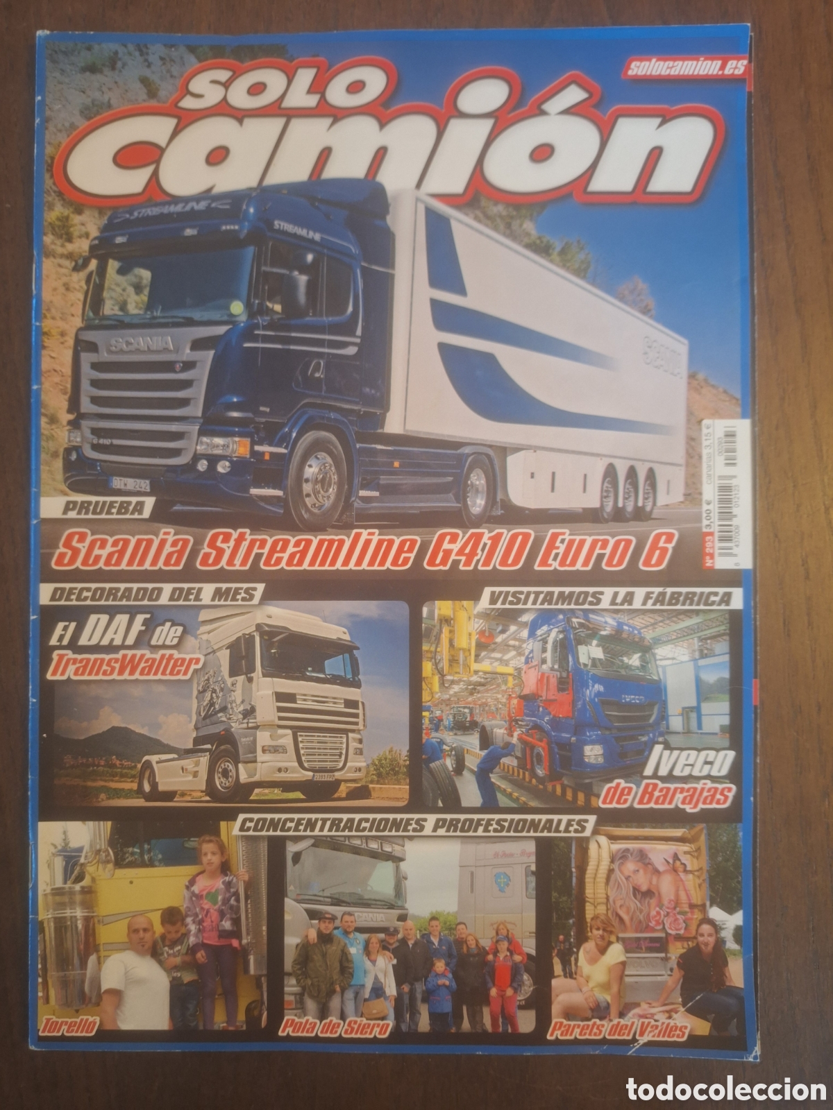 Voitures: Revista solo camion n. 293 de 2014 pegaso