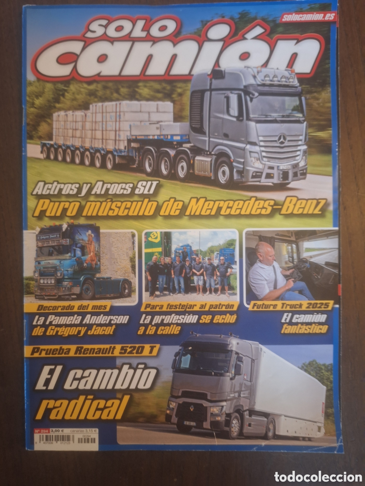 Voitures: Revista solo camion n. 294 de 2014 pegaso