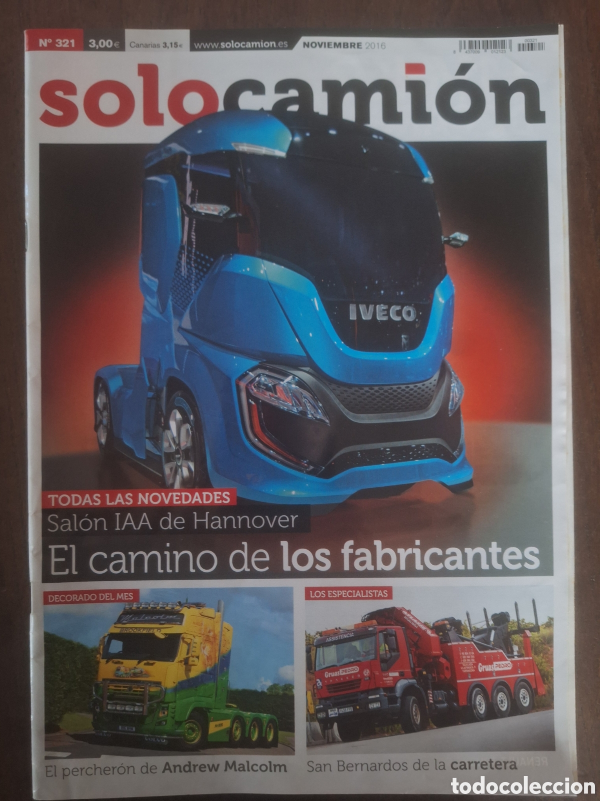Voitures: Revista solo camion n. 321 de 2016