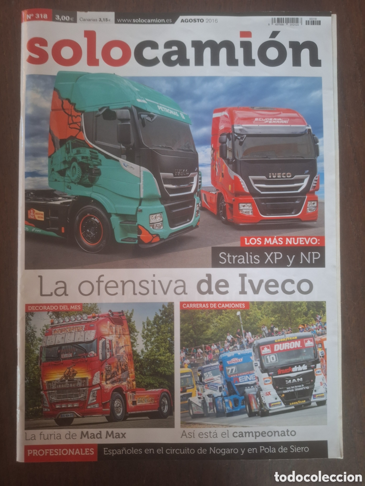 Voitures: Revista solo camion n. 318 de 2016