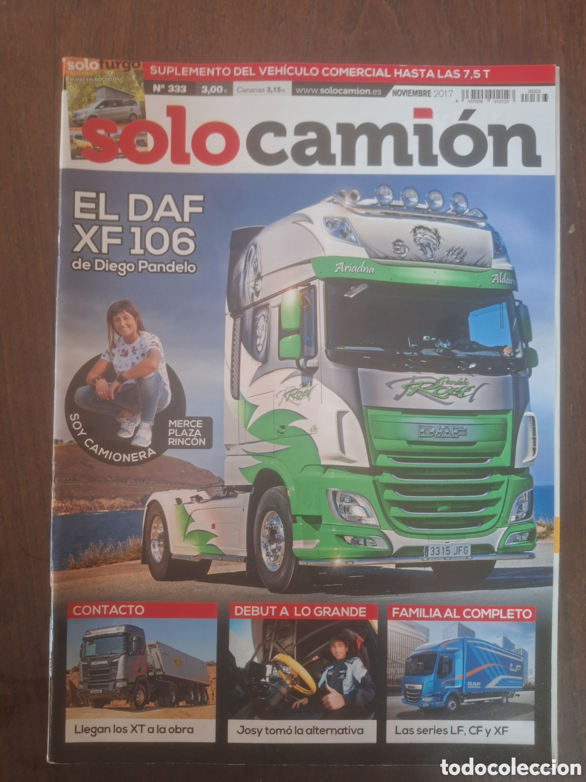 Voitures: Revista solo camion n. 333 de 2017 pegaso