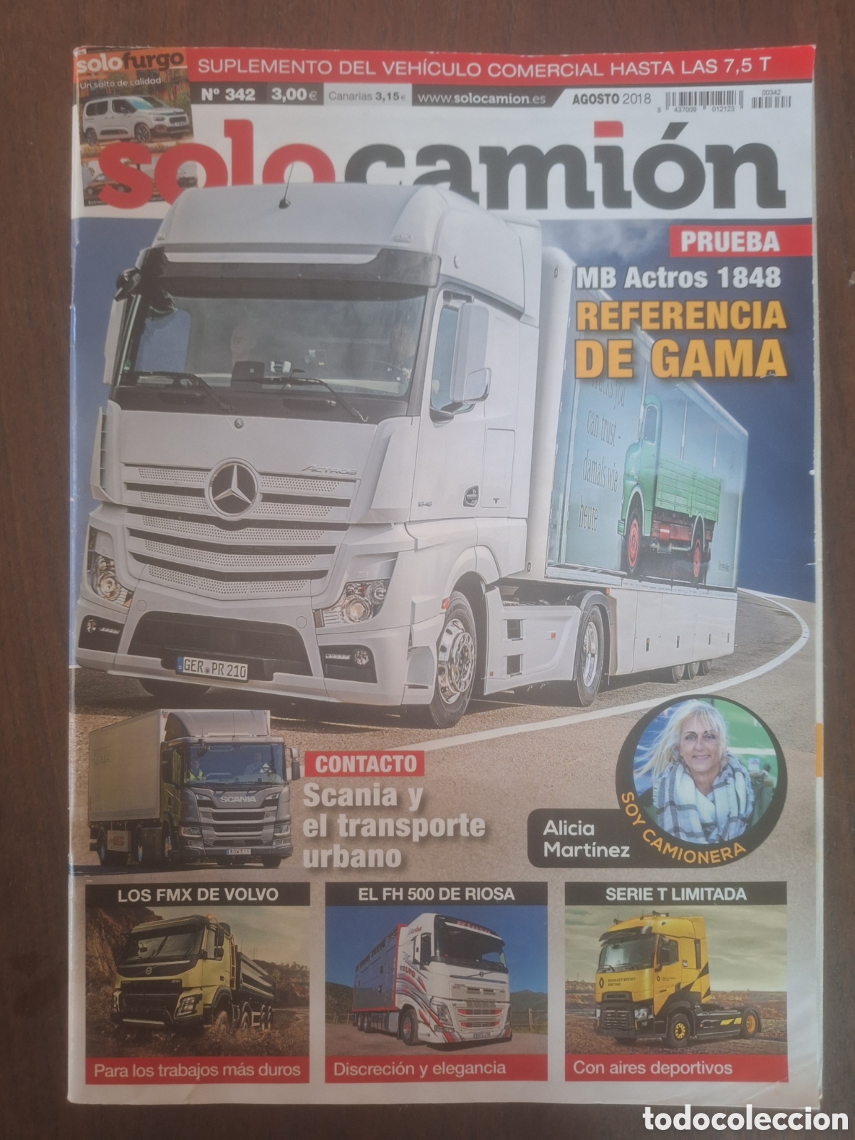 Voitures: Revista solo camion n. 342 de 2018