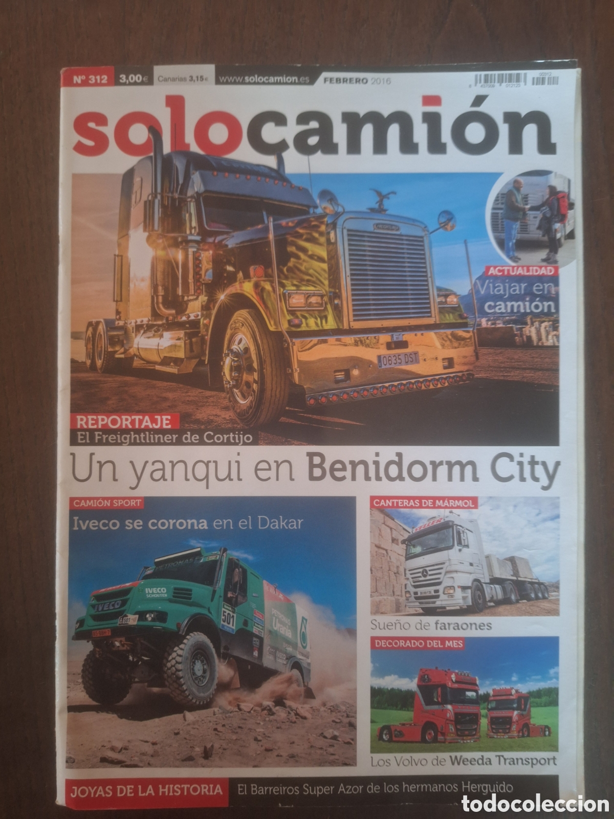 Voitures: Revista solo camion n. 312 de 2016 barreiros