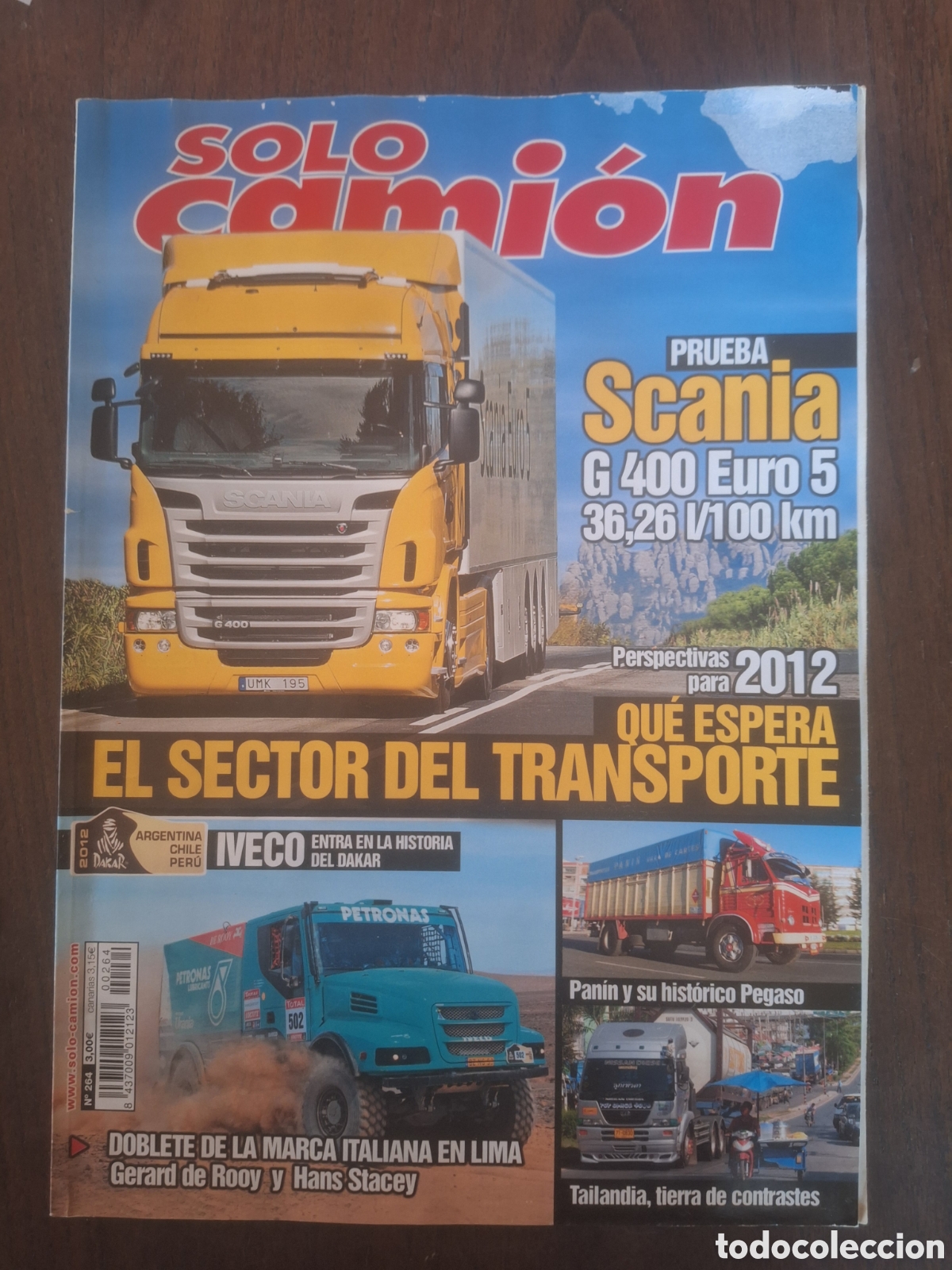 Coches: Revista solo camion n. 264 de 2012 pegaso