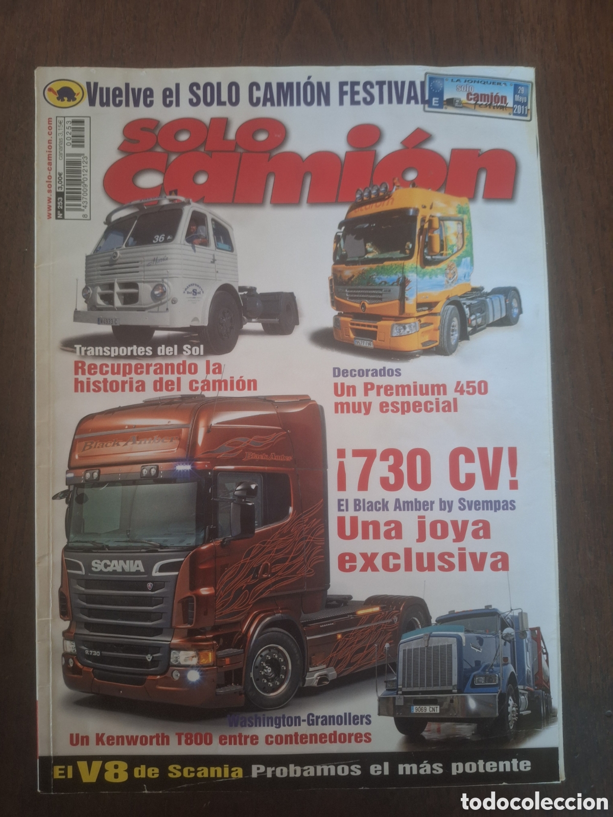 Coches: Revista solo camion n. 253 de 2011 pegaso