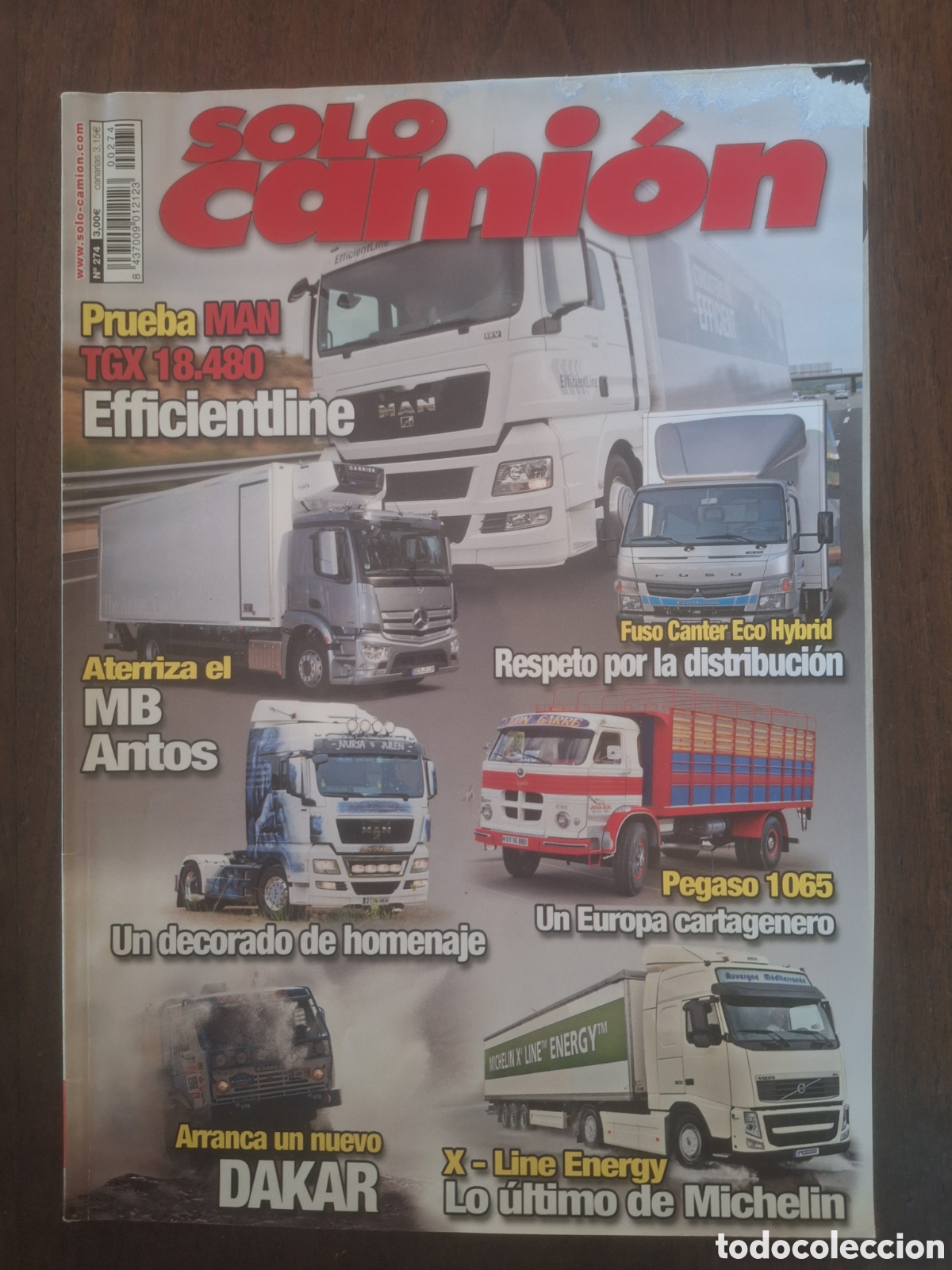 Coches: Revista solo camion n. 274 de 2012 pegaso