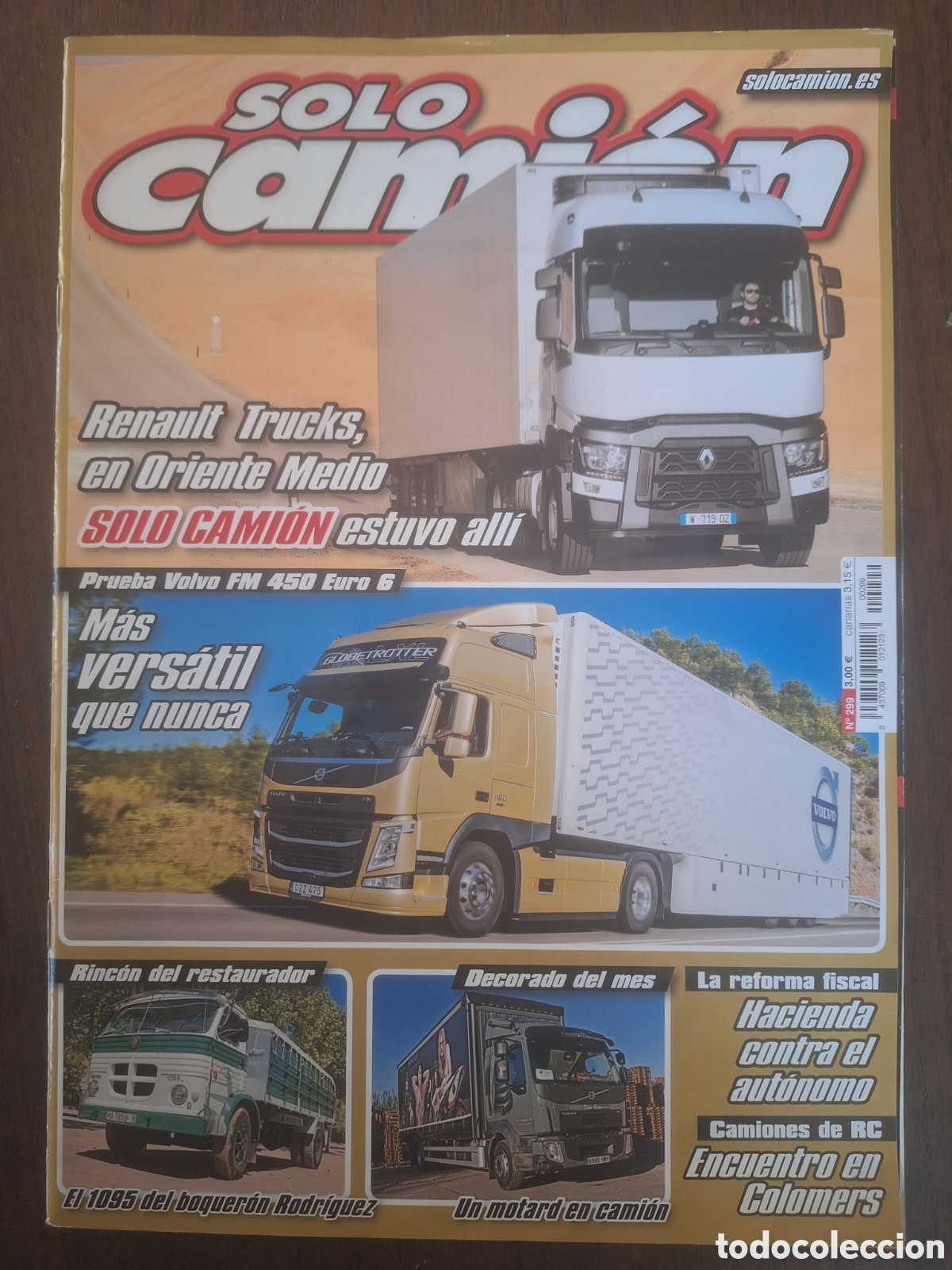 Coches: Revista solo camion n. 299 de 2015 pegaso