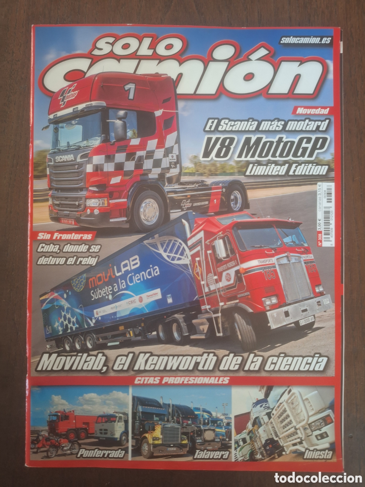 Coches: Revista solo camion n. 308 de 2015