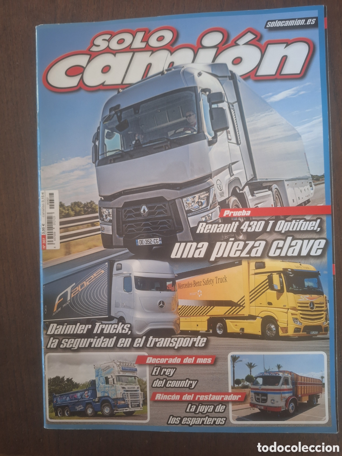 Coches: Revista solo camion n. 307 de 2015 pegaso