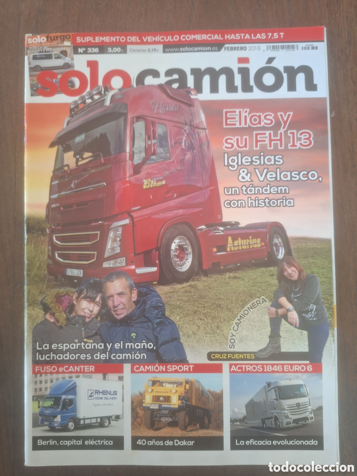 Coches: Revista solo camion n. 336 de 2018