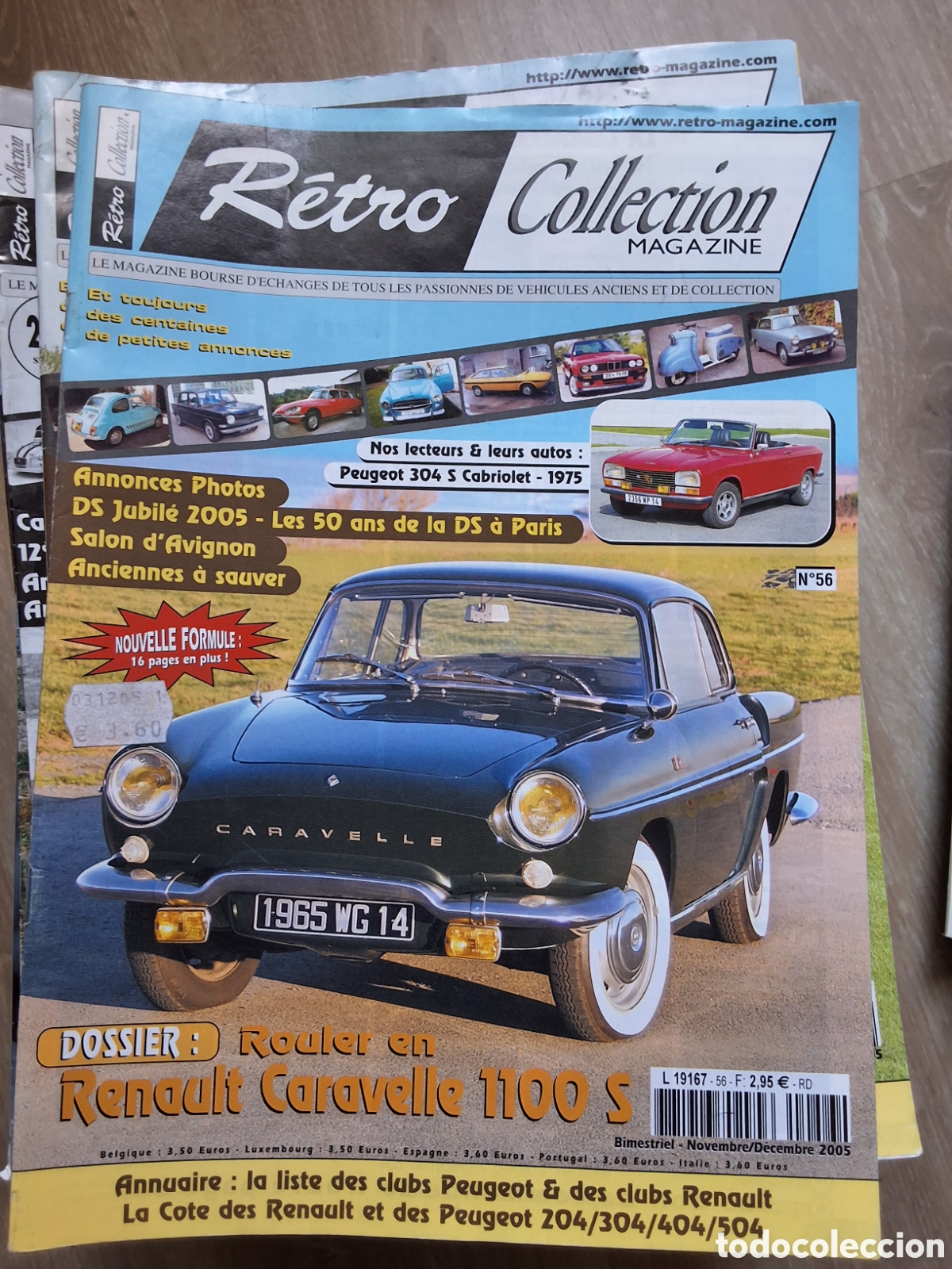Coches: Retro collection magazine revista coches francesa a&ntilde;o 2005/11 Renault caravelle 1100 S