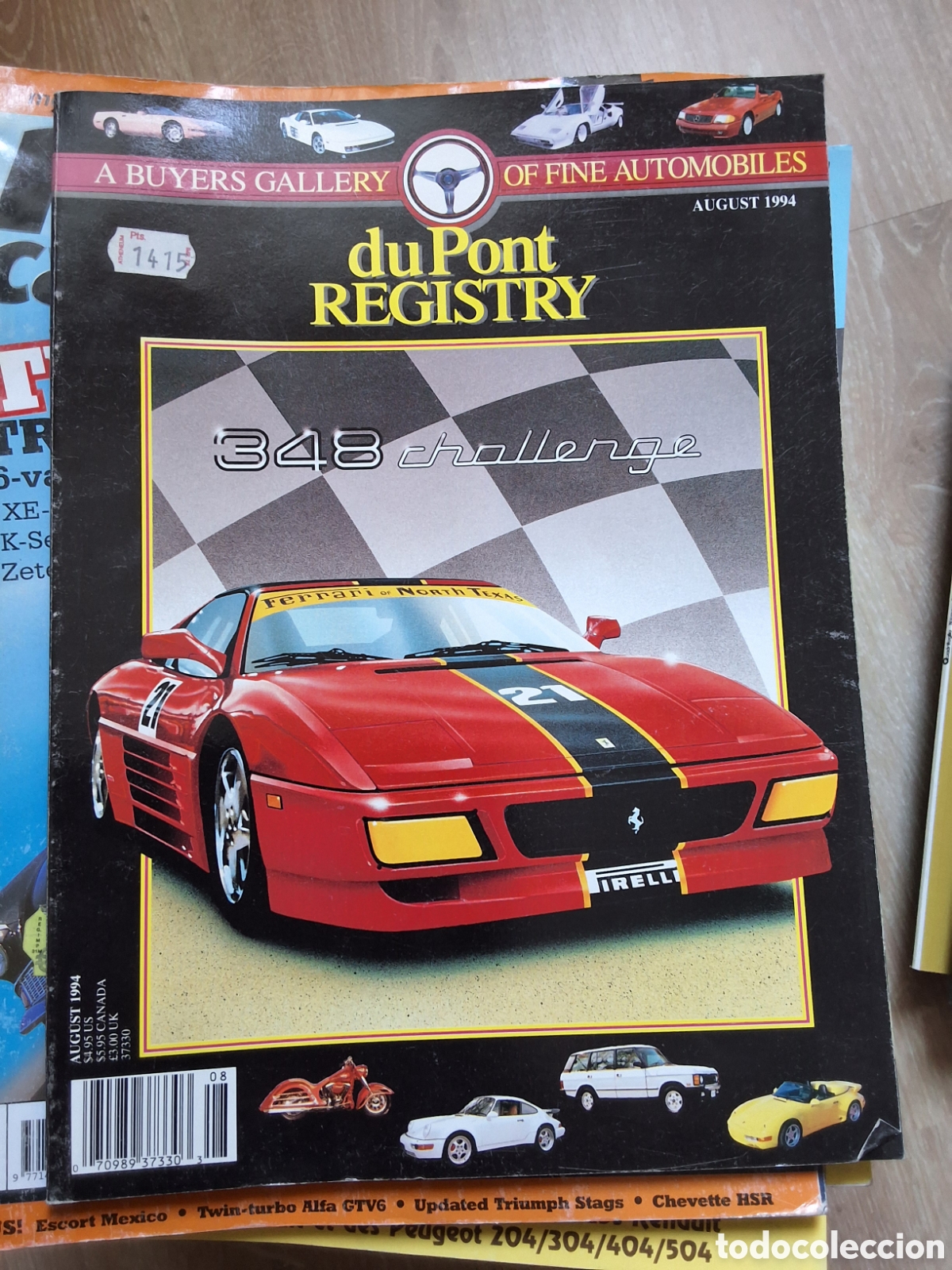 Coches: Du pont registry revista coches americana a&ntilde;o 1994/8 c&aacute;llense 348