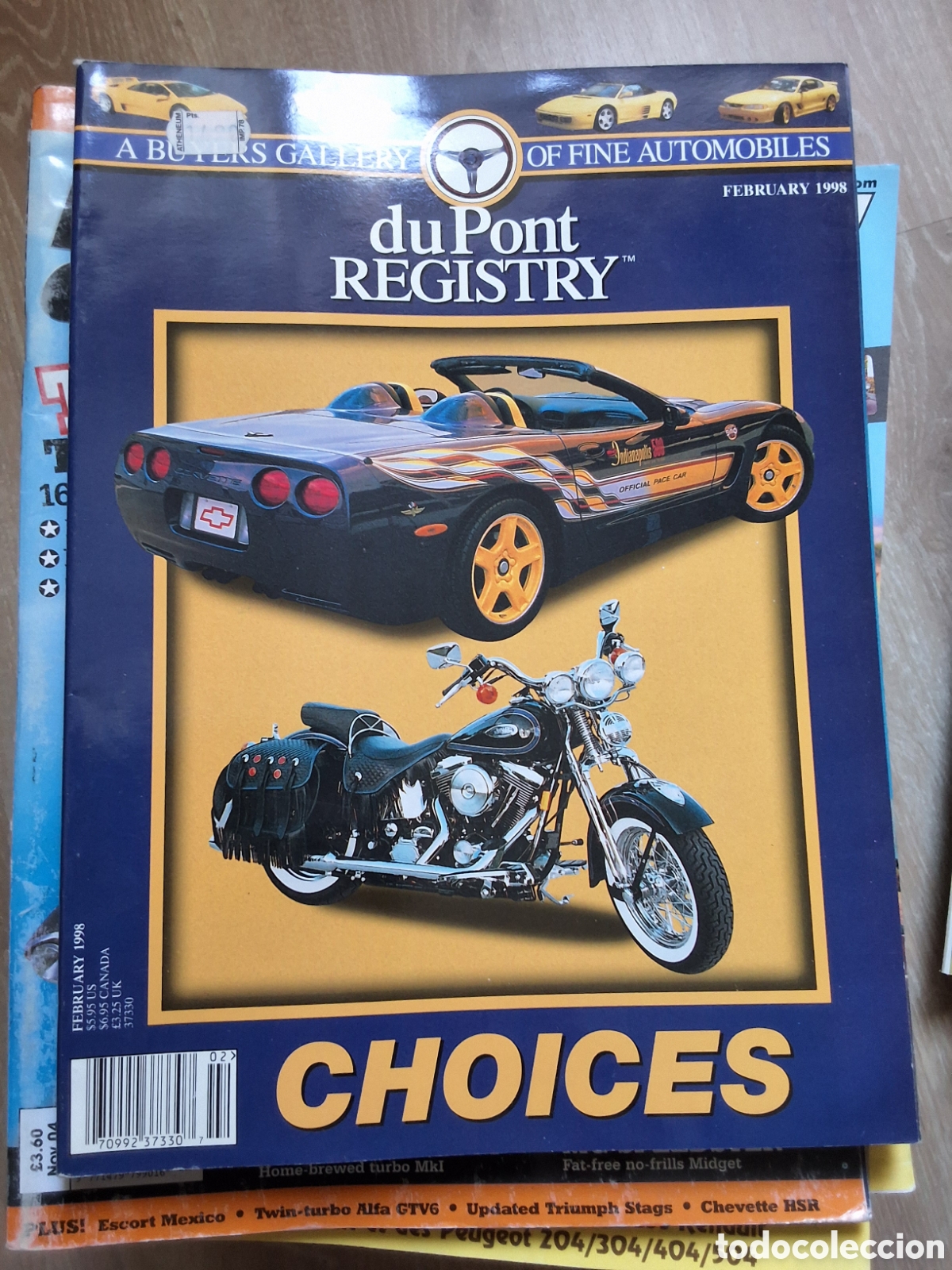 Coches: Du pont registry revista coches americana a&ntilde;o 1998/2 choices