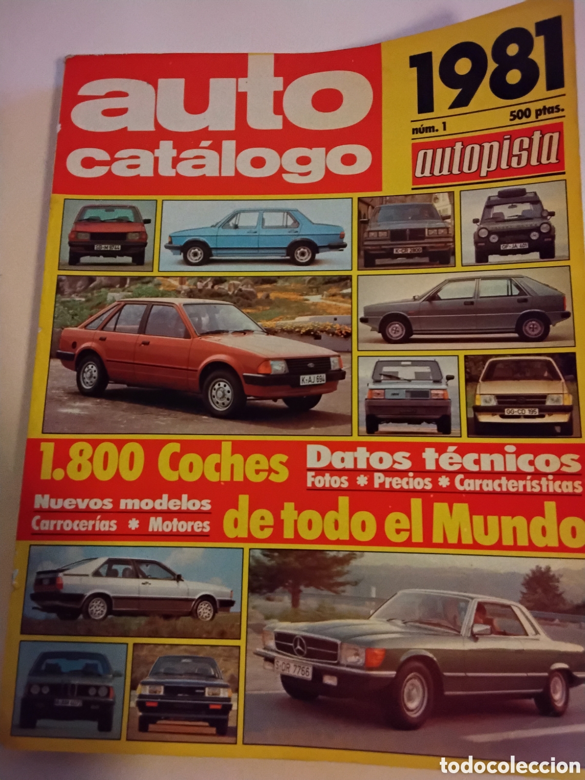 Coches: AUTO CAT&Aacute;LOGO AUTOPISTA 1981. N⁰ 1