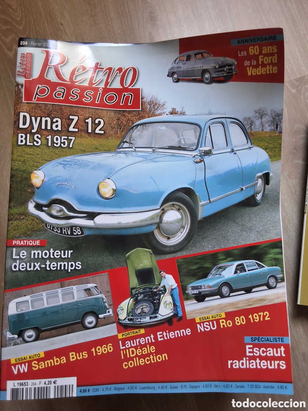 Coches: Retro passion revista coches francesa a&ntilde;o 2008/2 Dyna Z 12